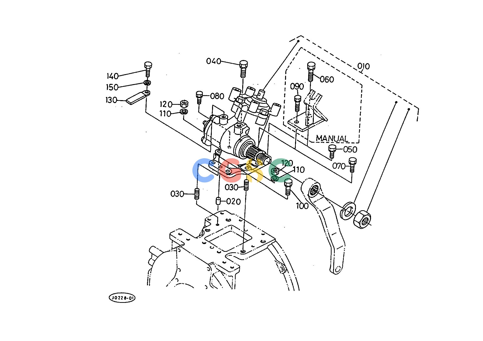 久保田零件查询T00600 POWER STEERING STEERINGEPC Kubota online
