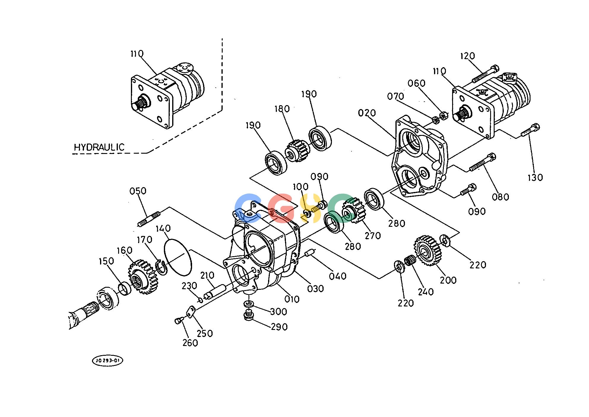 久保田零件查询T07100 HYDRAULIC PUMP HYDRAULIC SYSTEMEPC Kubota online