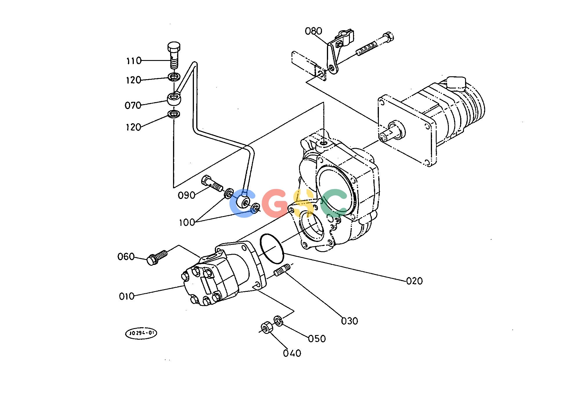 久保田零件查询T07200 HYDRAULIC PUMP (HYD.SHUTTLE) HYDRAULIC SYSTEMEPC Kubota online