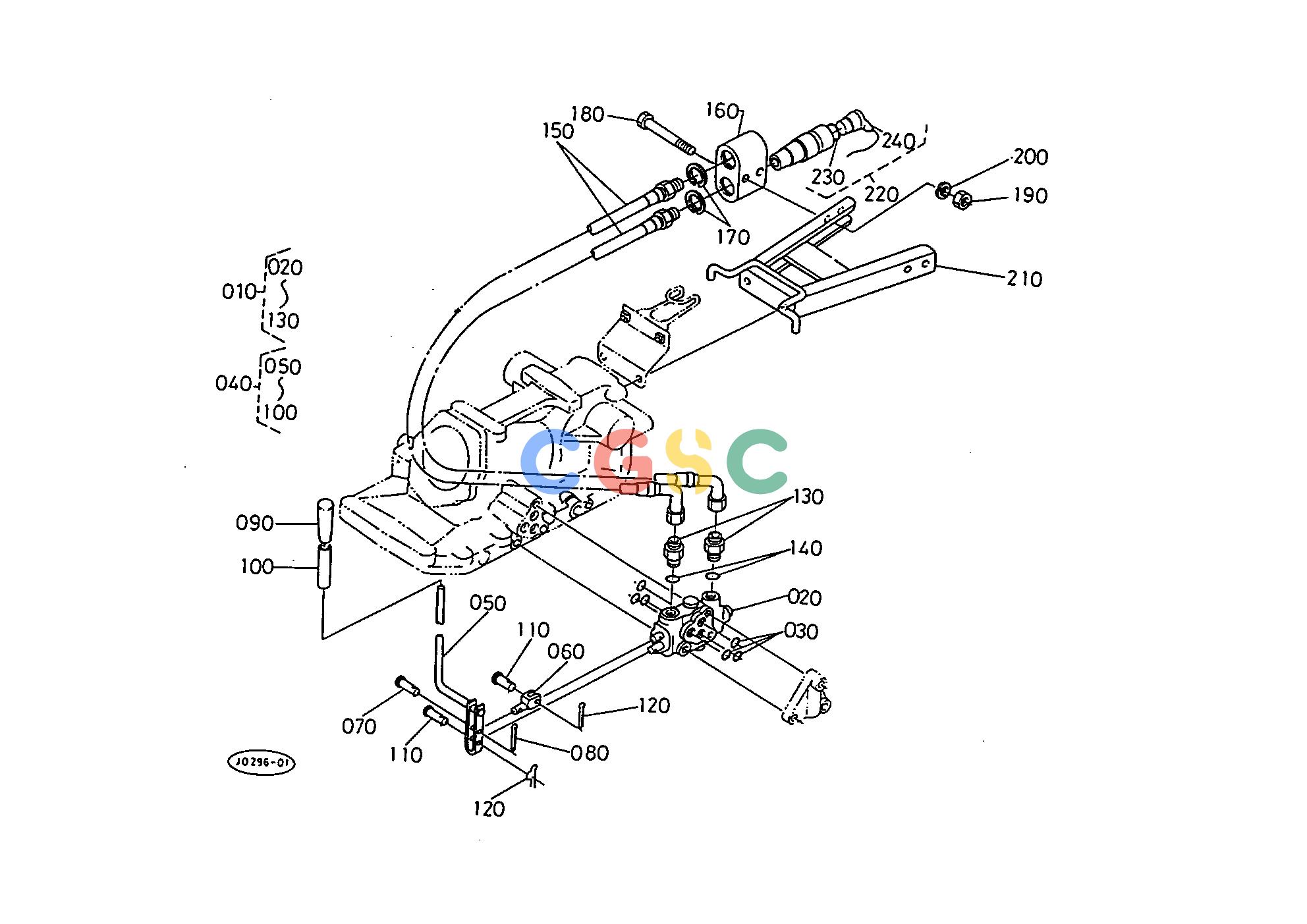 久保田零件查询T07400 AUX.CONTROL VALVE (CANADA) HYDRAULIC SYSTEMEPC Kubota online
