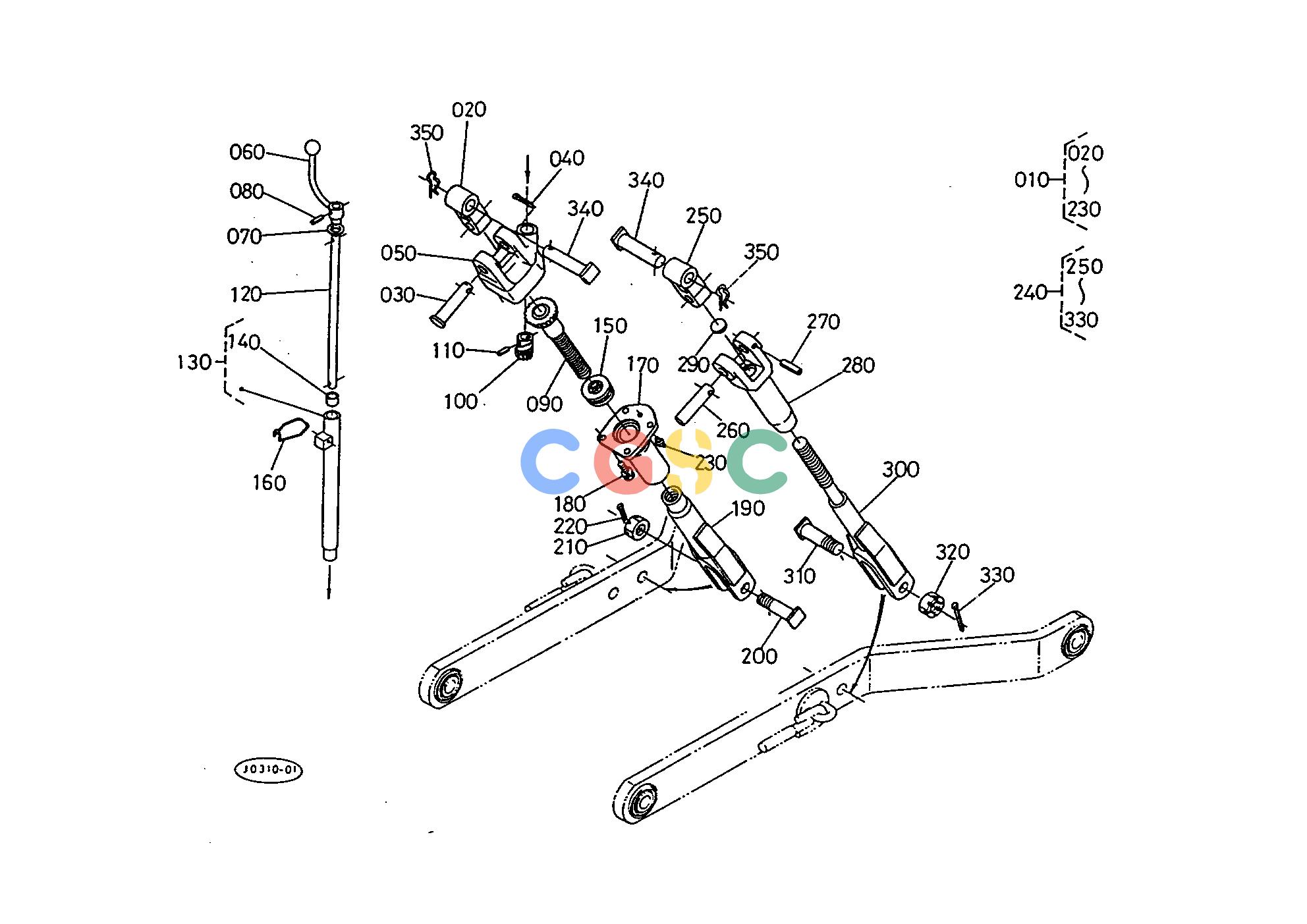 久保田零件查询T08800 3-POINT LINKAGE 2 HYDRAULIC SYSTEMEPC Kubota online