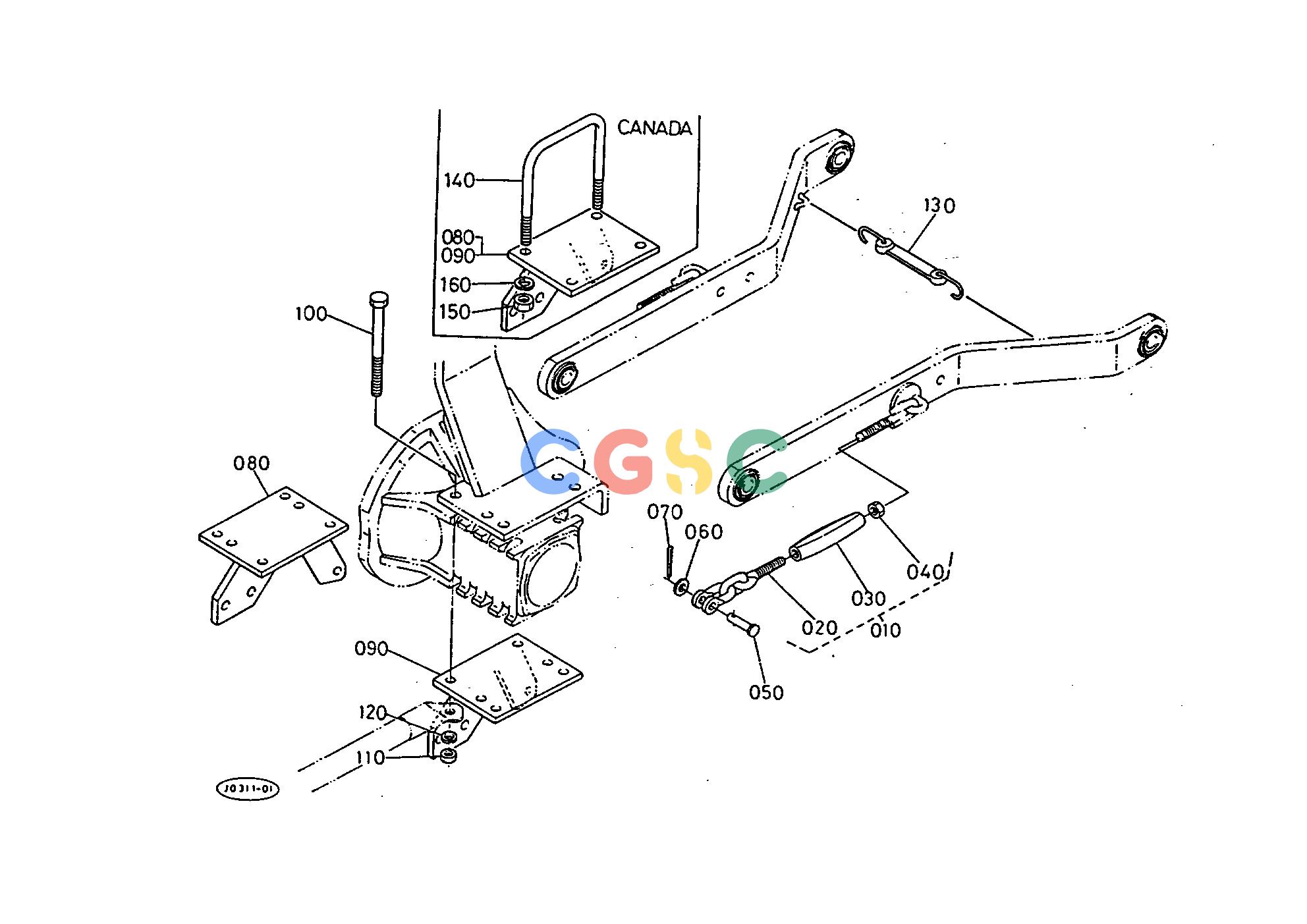 久保田零件查询T08900 3-POINT LINKAGE 3 HYDRAULIC SYSTEMEPC Kubota online
