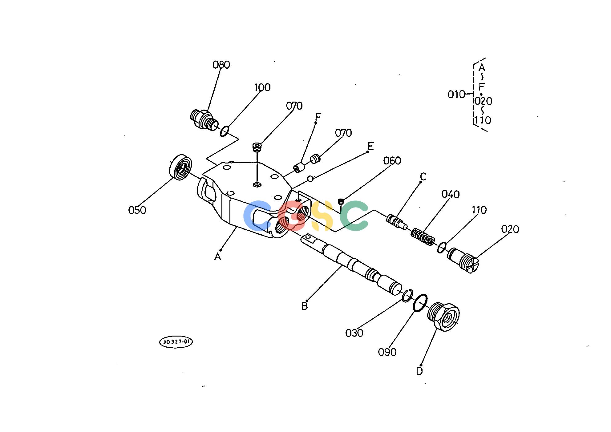 久保田零件查询T10500 PTO CLUTCH VALVE [SECTION PARTS] SECTION PARTSEPC Kubota online