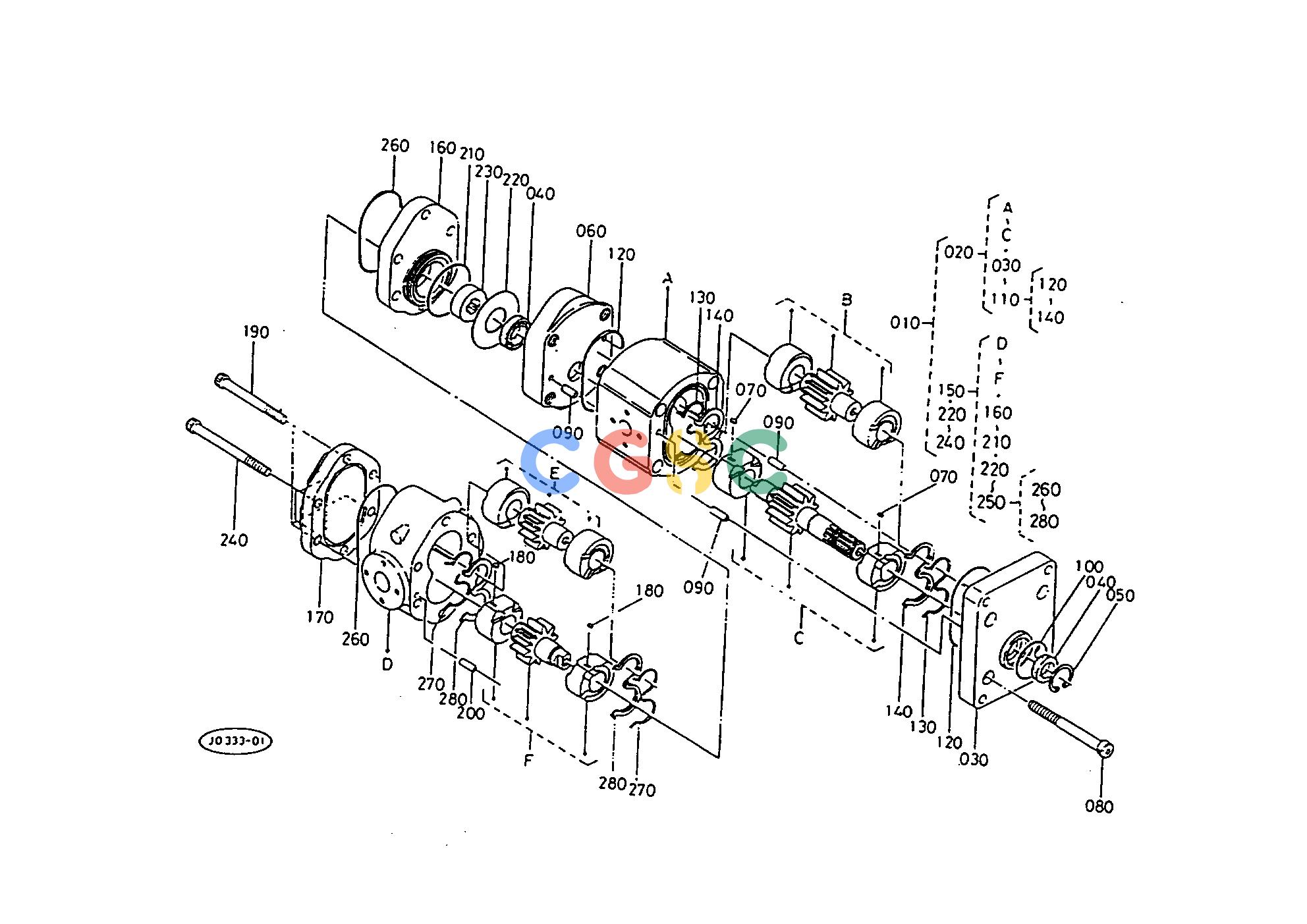 久保田零件查询T11100 HYDRAULIC PUMP (HYD.) [SECTION PARTS] SECTION PARTSEPC Kubota online