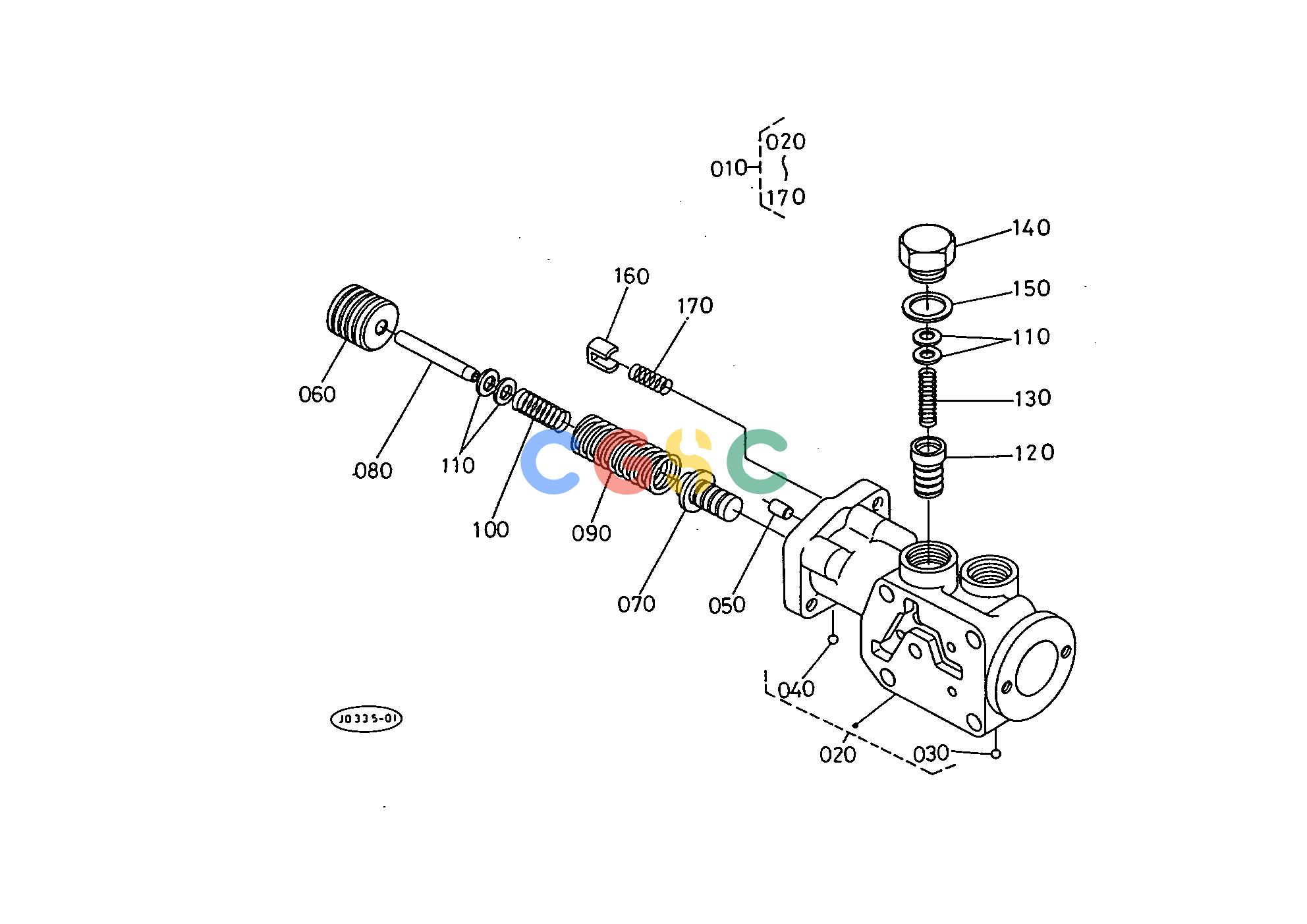 久保田零件查询T11300 HYDRAULIC SHUTTLE VALVE 1 [SECTION PARTS] SECTION PARTSEPC Kubota online