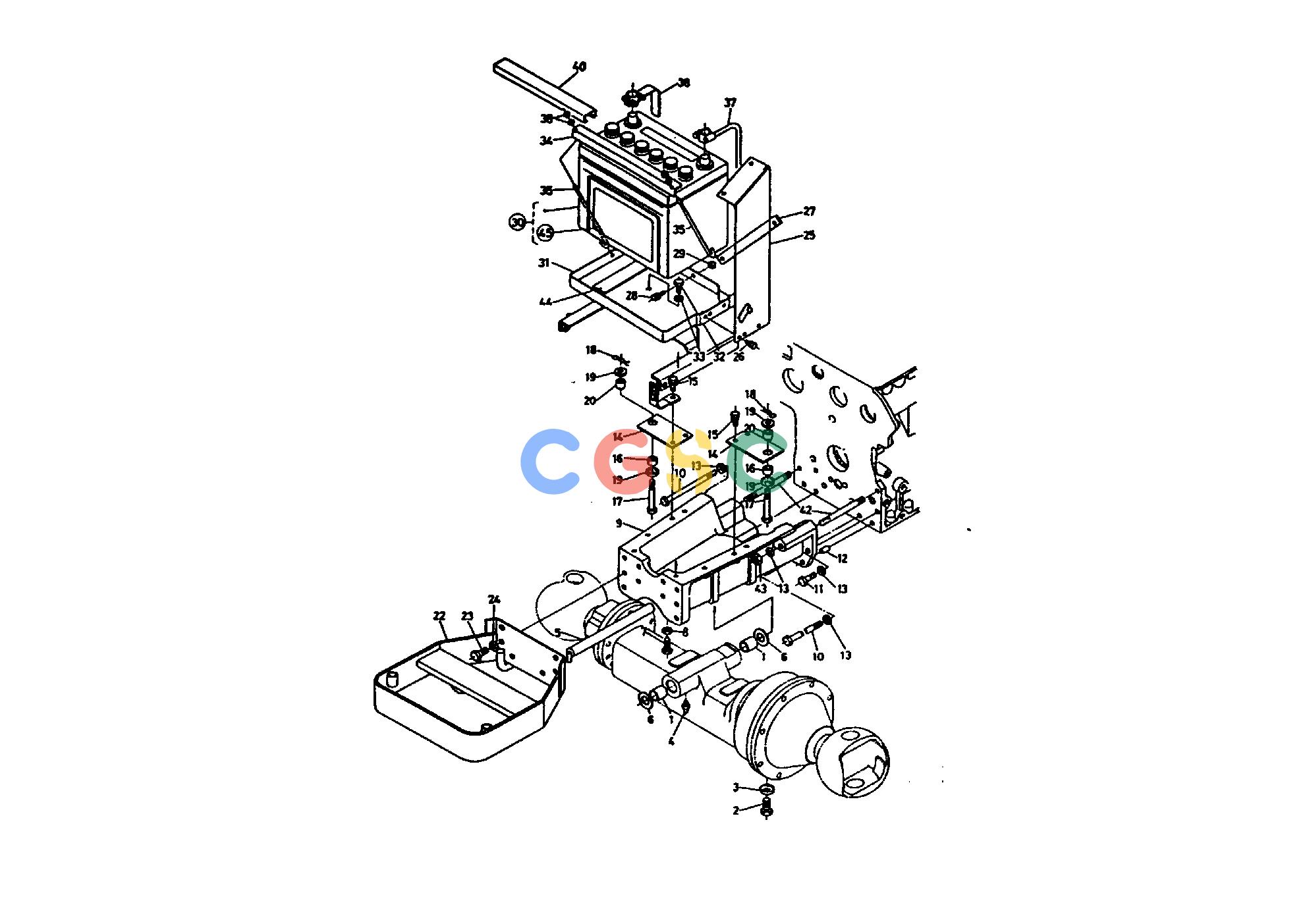 久保田零件查询390000 FRONT AXLE BRACKET ELECTRICAL SYSTEMEPC Kubota online