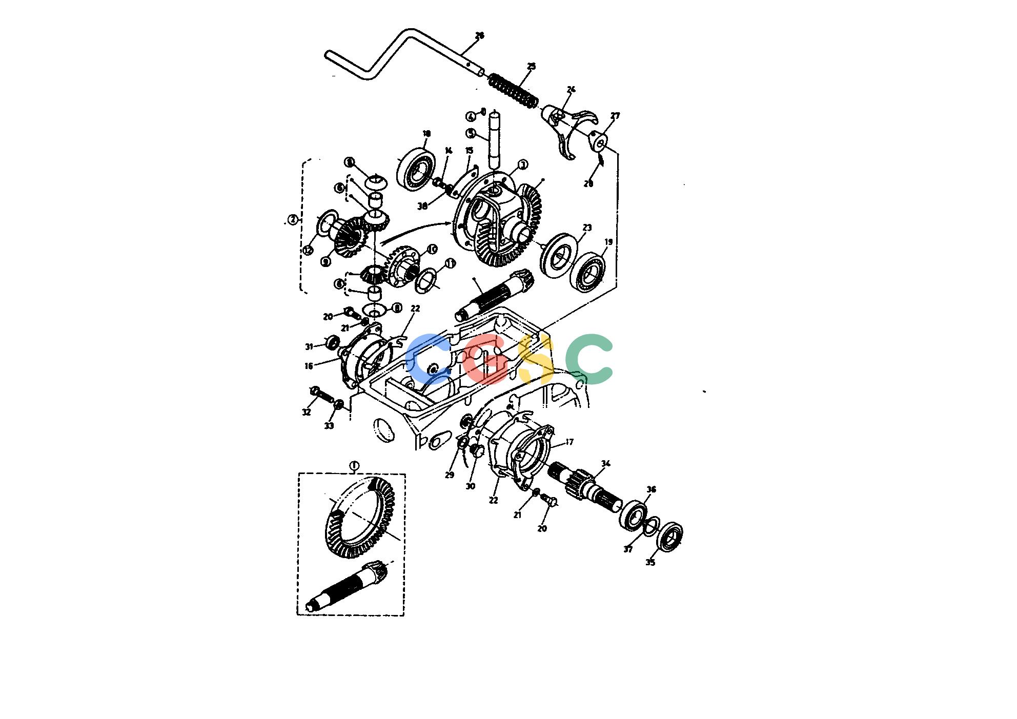 久保田零件查询450000 DIFFERENTIAL TRANSMISSIONEPC Kubota online
