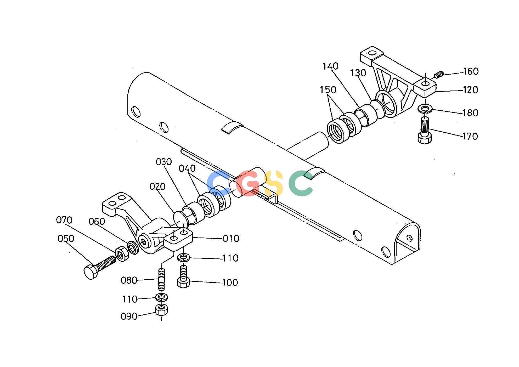 久保田零件查询T00300 FRONT AXLE SUPPORT FRONT AXLEEPC Kubota online