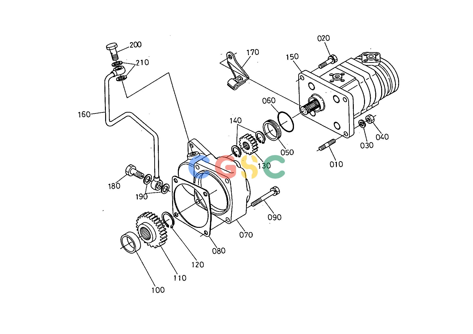久保田零件查询T08000 HYDRAULIC PUMP (MANUAL SHUTTLE) HYDRAULIC SYSTEMEPC Kubota online