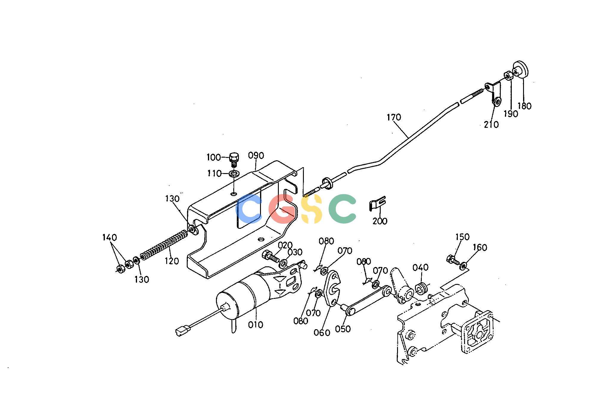 久保田零件查询T09400 ENGINE STOP SOLENOID ENGINE CONTROLEPC Kubota online