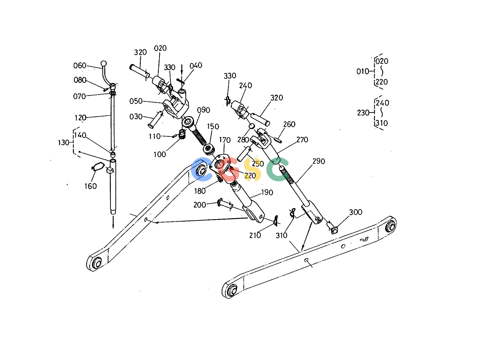 久保田零件查询T09800 3-POINT LINKAGE 2 HYDRAULIC SYSTEMEPC Kubota online