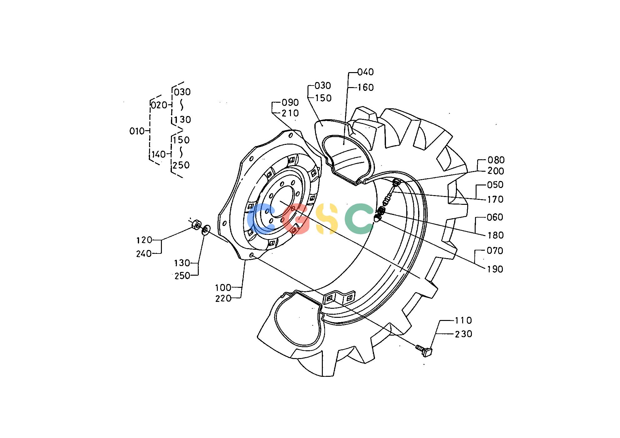 久保田零件查询T11800 REAR WHEEL (13.6-28) [OPTION] REAR WHEELEPC Kubota online