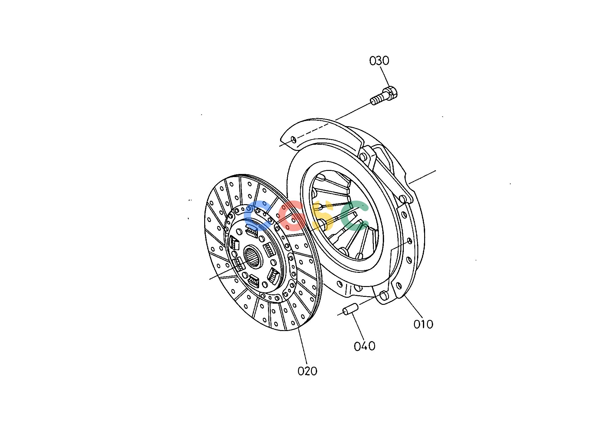 久保田零件查询T00800 CLUTCH (SINGLE CLUTCH) CLUTCHEPC Kubota online