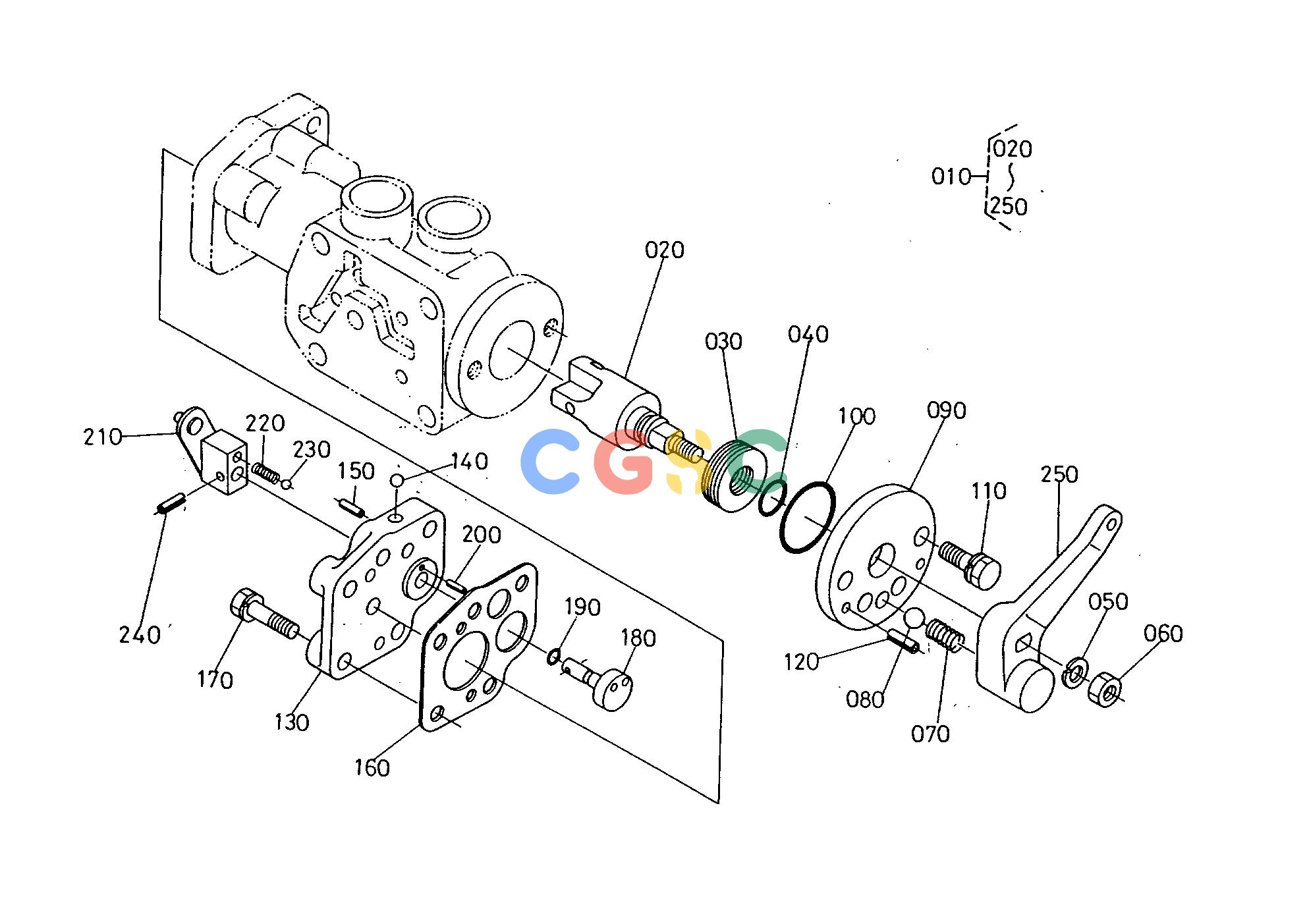 久保田零件查询T08800 HYDRAULIC SHUTTLE VALVE (SECTION PARTS 2) HYDRAULIC SYSTEMEPC Kubota online