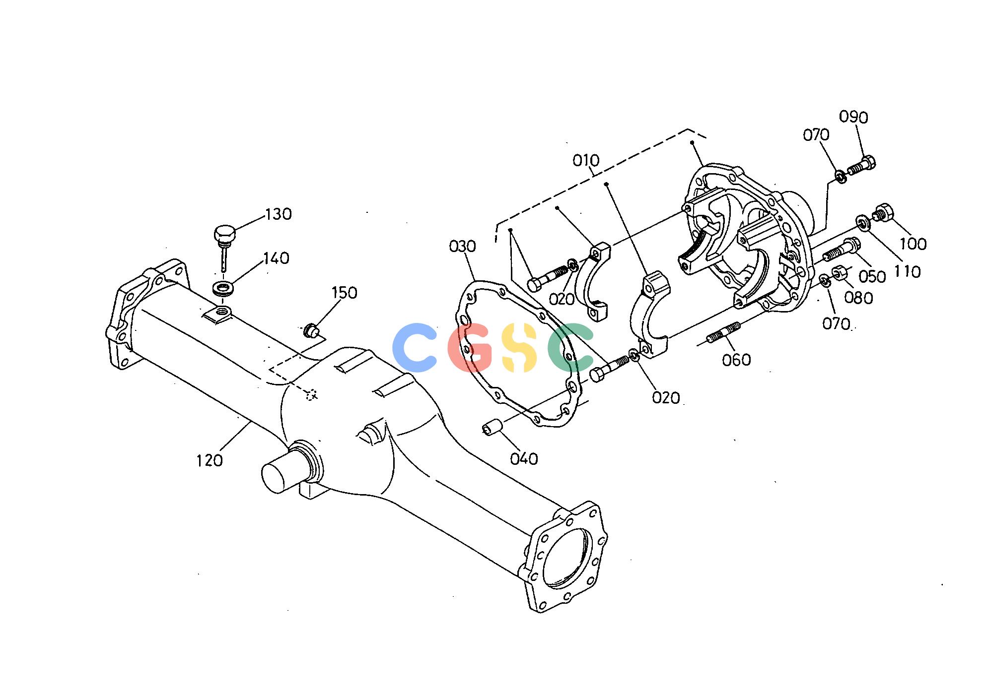 久保田零件查询T10000 FRONT DIFF.CASE FRONT AXLE DRIVEEPC Kubota online