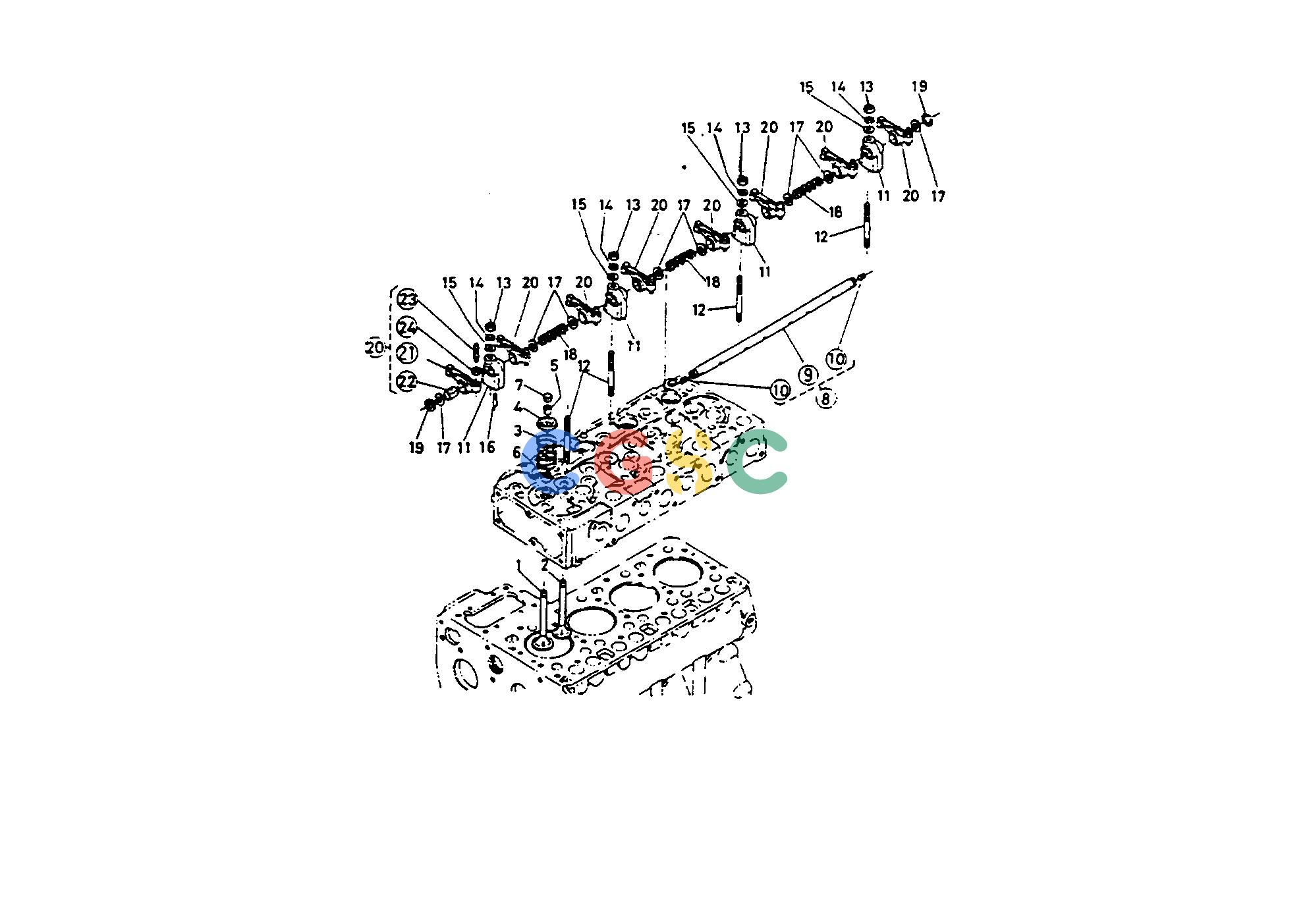 久保田零件查询009000 VALVE ROCKER ARM ENGINEEPC Kubota online