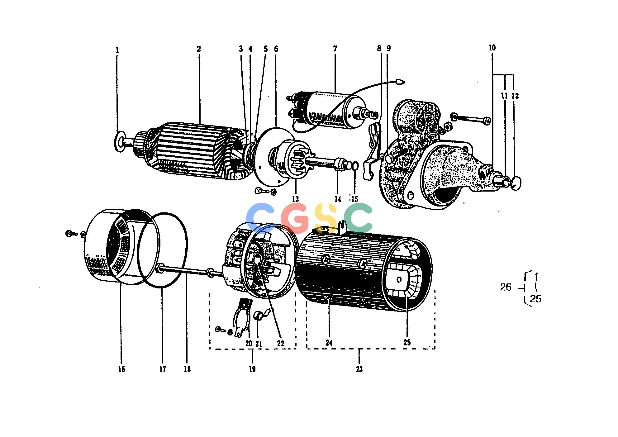 久保田零件查询320000 STARTER ENGINEEPC Kubota online