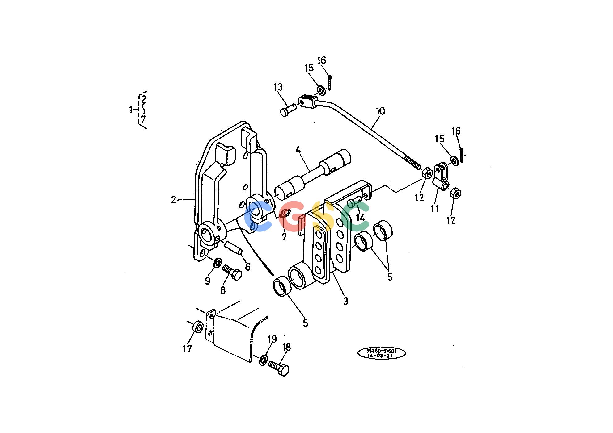 久保田零件查询102000 TOP LINK HOLDER POSITION AND DRAFT CONTROLEPC Kubota online