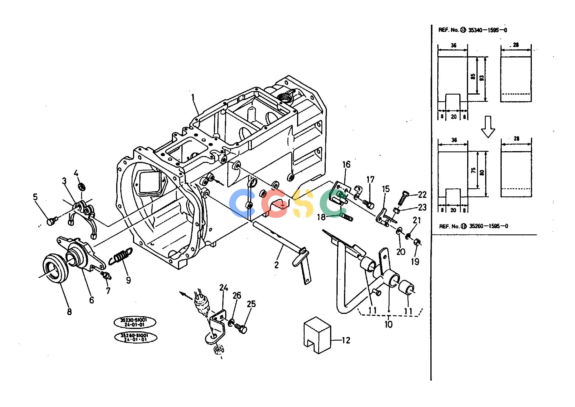 久保田零件查询123000 CLUTCH HOUSING CLUTCHEPC Kubota online