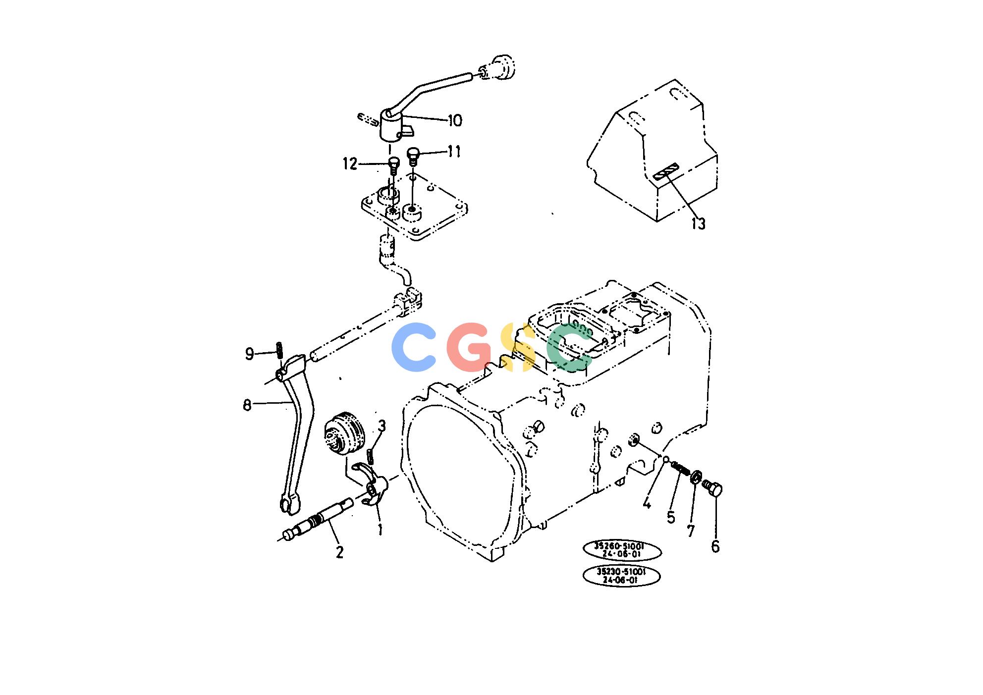 久保田零件查询128000 PTO SHIFT FORK CLUTCHEPC Kubota online