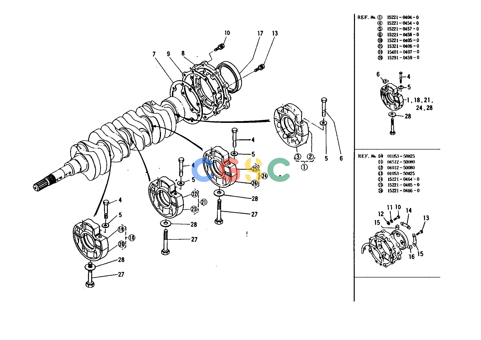 久保田零件查询040000 MAIN BEARING CASE ENGINEEPC Kubota online