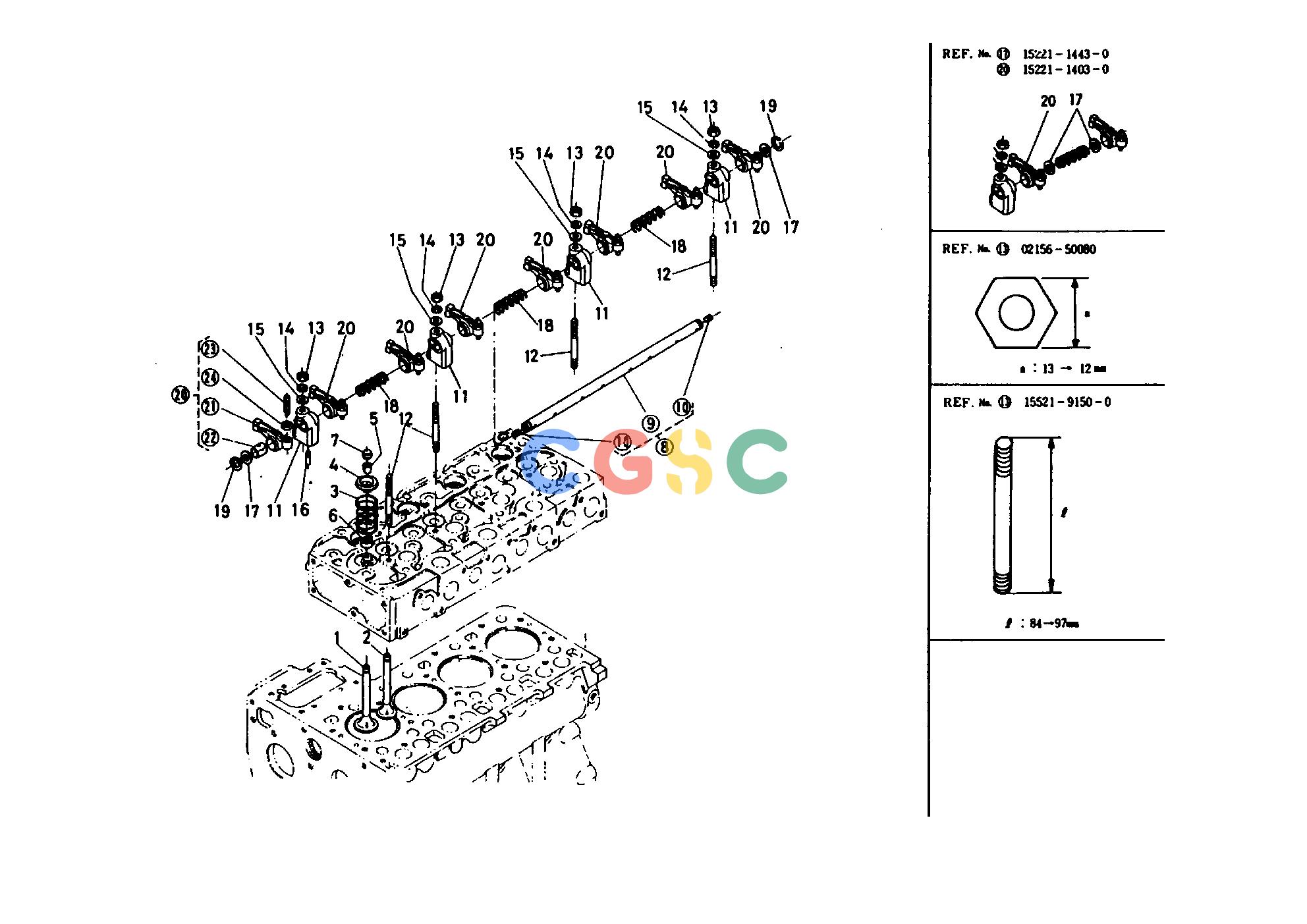 久保田零件查询080000 VALVE ROCKER ARM ENGINEEPC Kubota online