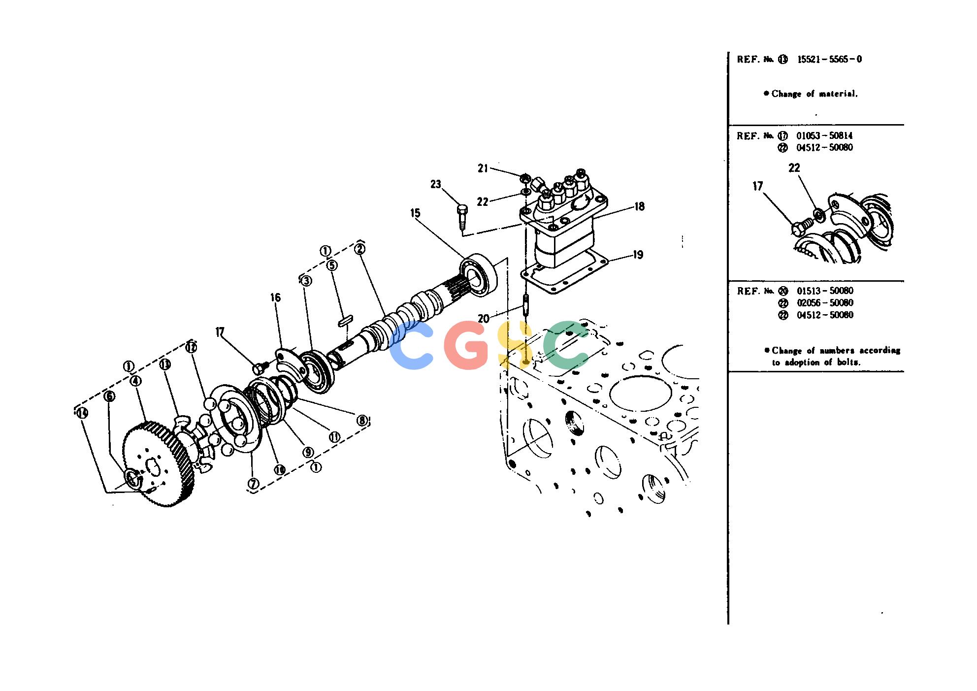 久保田零件查询140000 FUEL CAMSHAFT ENGINEEPC Kubota online