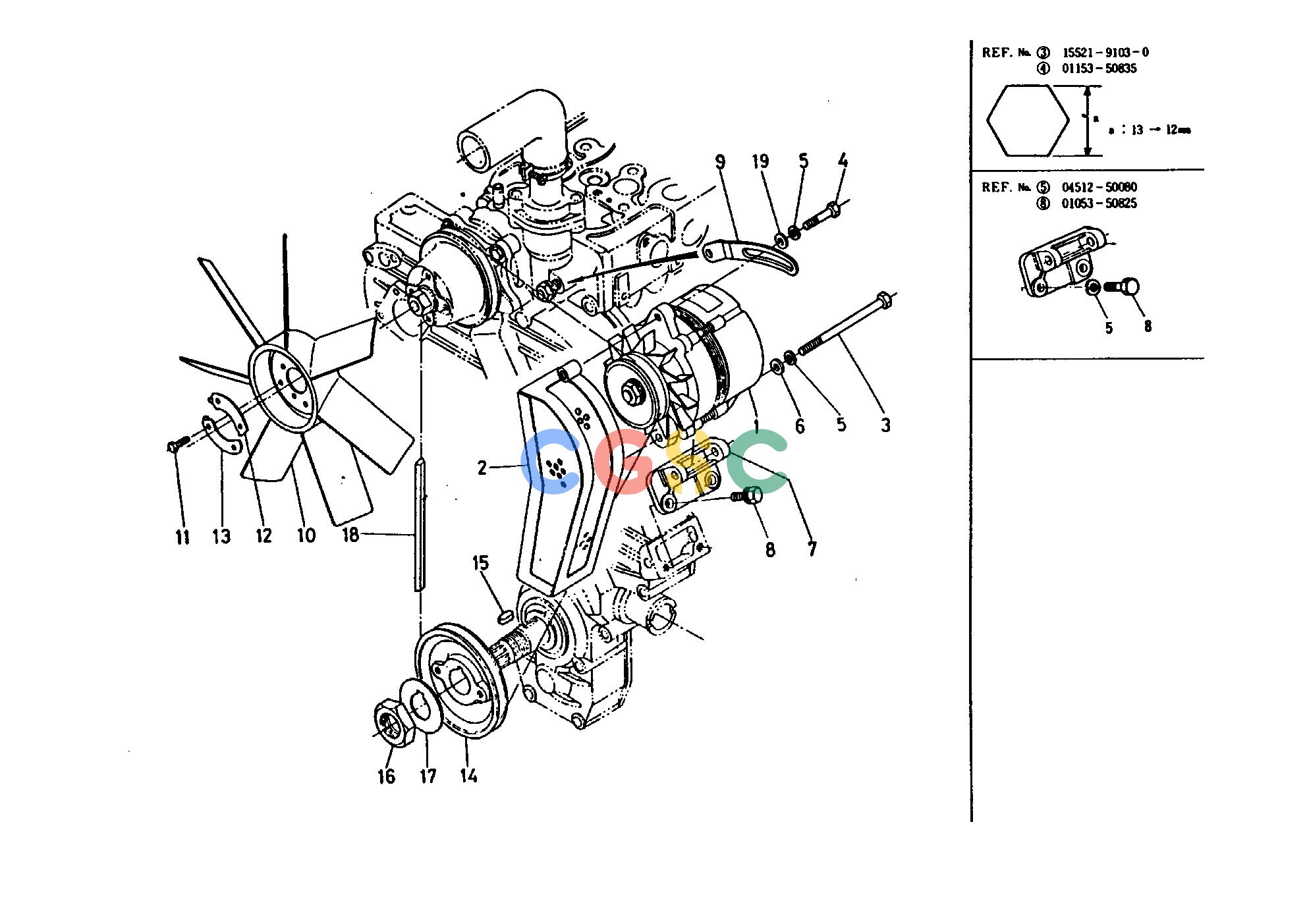 久保田零件查询170000 DYNAMO ENGINEEPC Kubota online