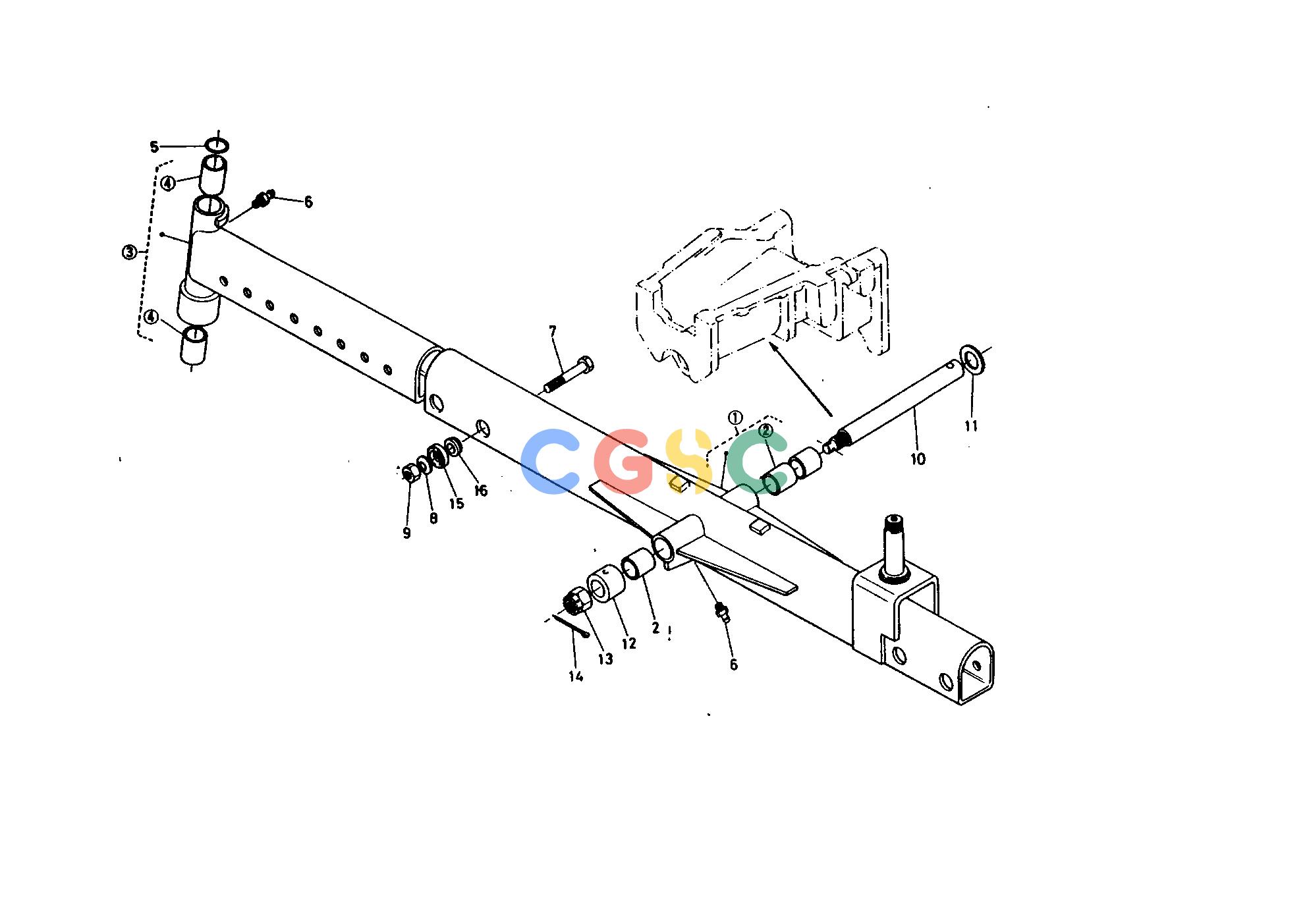 久保田零件查询210200 FRONT AXLE FRONT AXLE AND FRONT WHEELEPC Kubota online