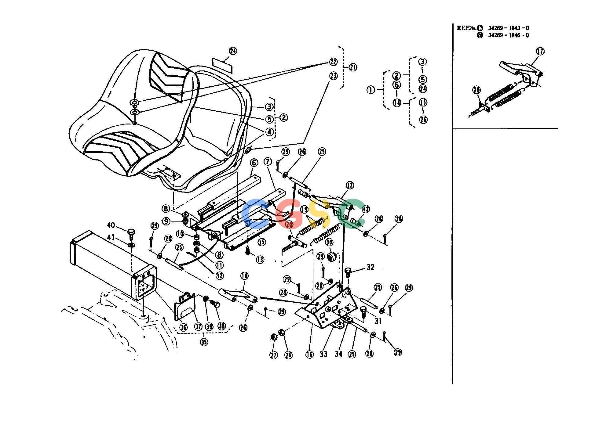 久保田零件查询310000 SEAT BONNET(HOOD) AND CHASSISEPC Kubota online