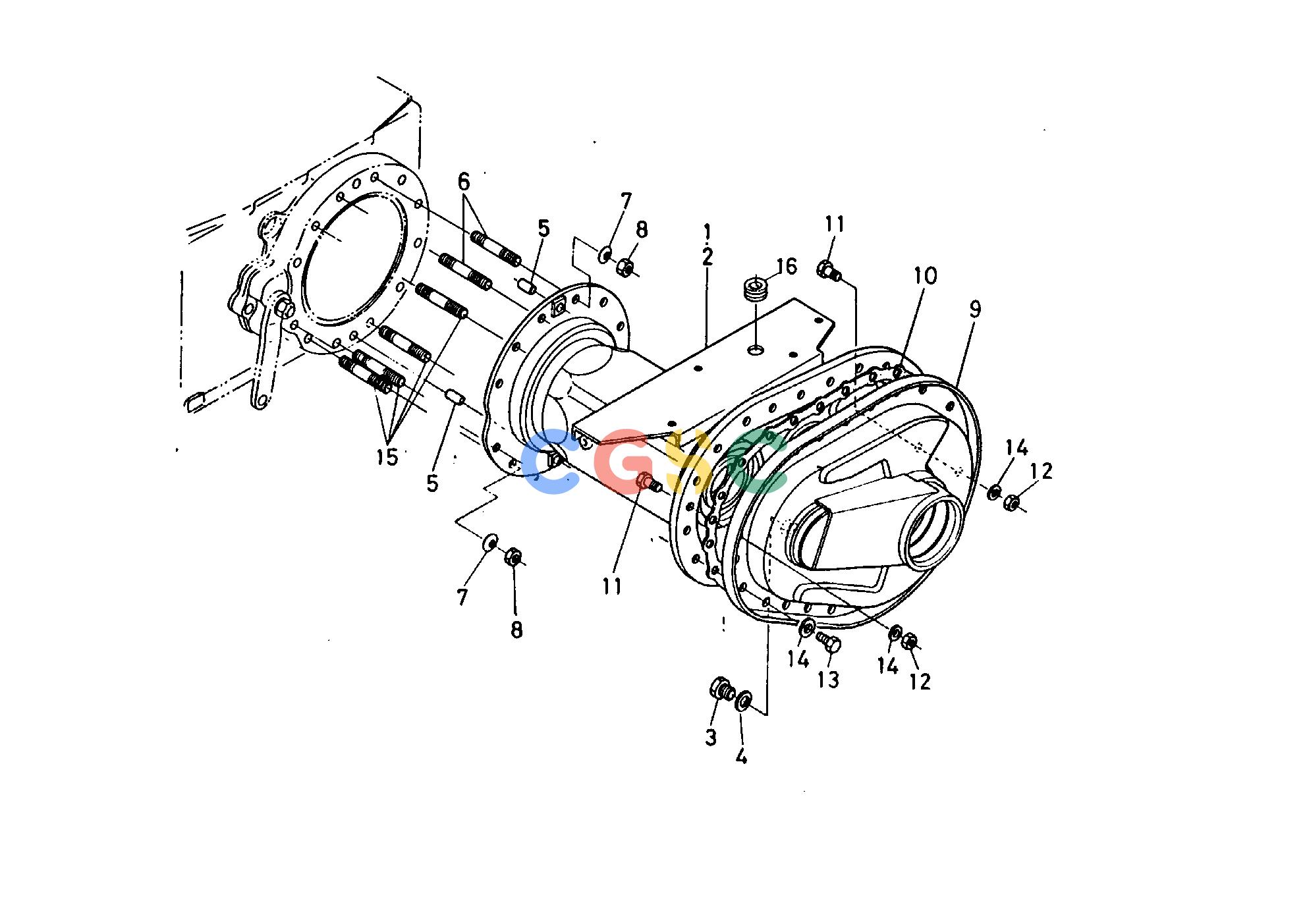久保田零件查询420000 AXLE CASE REAR AXLE AND REAR WHEELEPC Kubota online