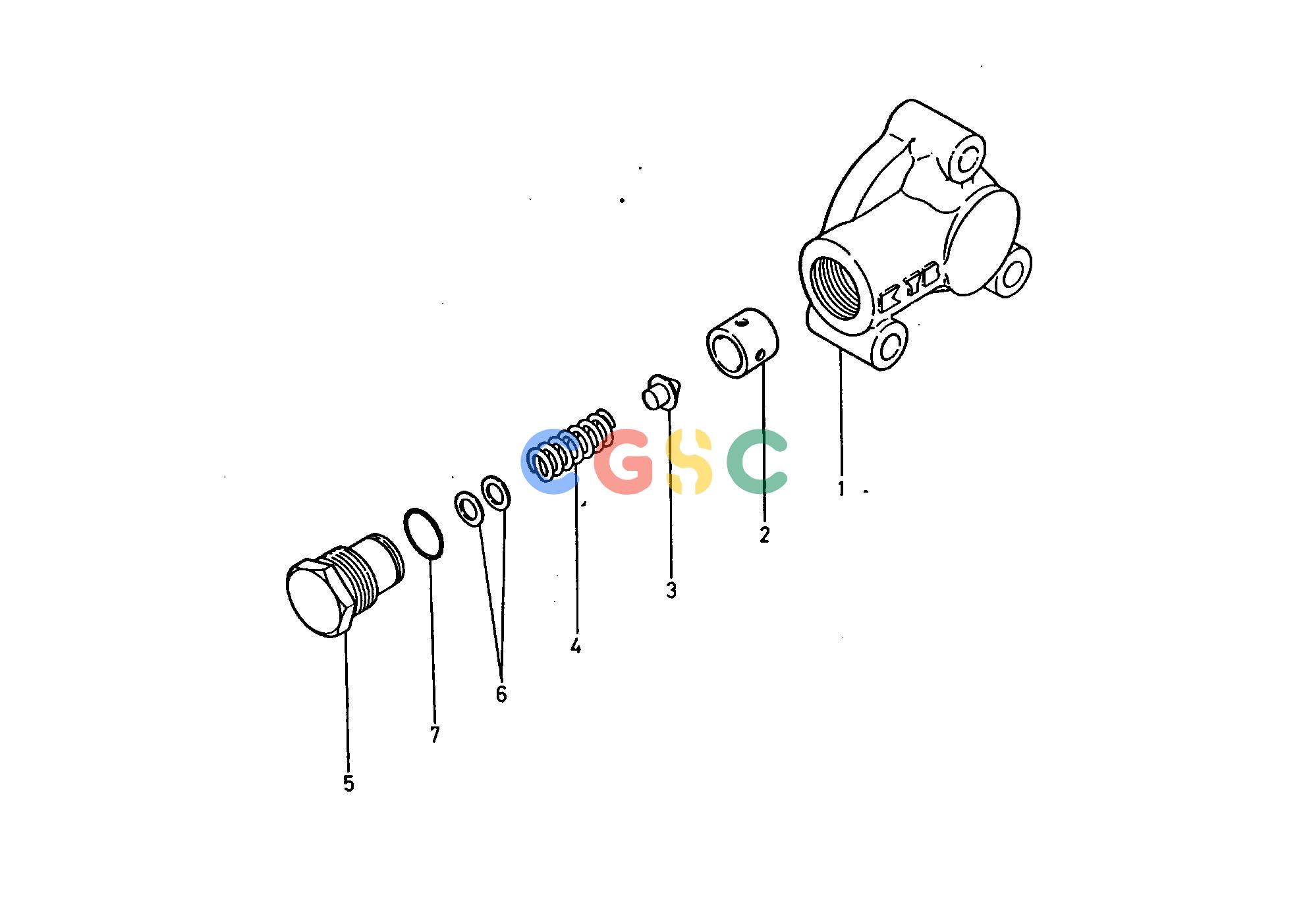 久保田零件查询760000 RELIEF VALVE [SECTION PARTS] HYDRAULIC SYSTEMEPC Kubota online