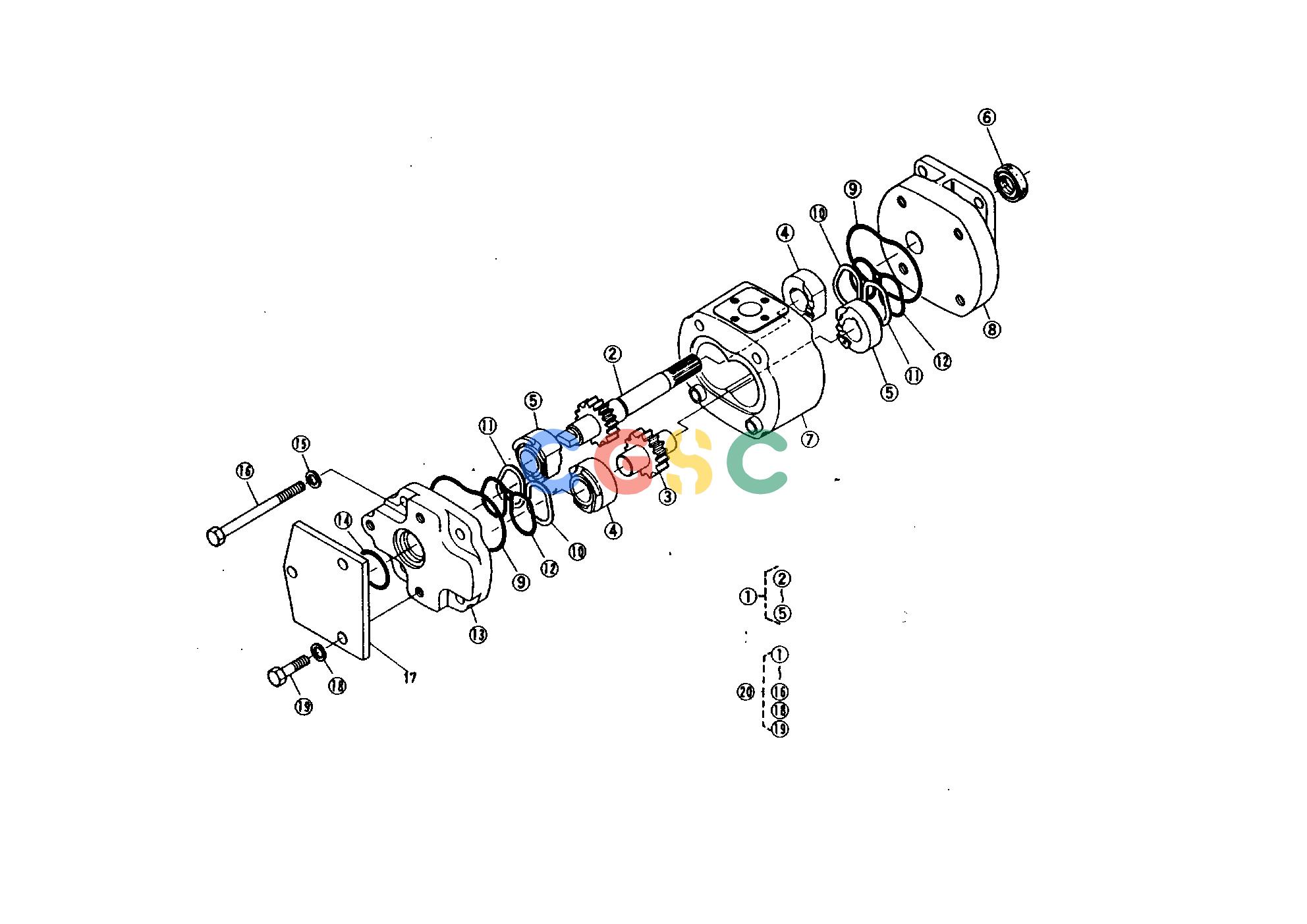 久保田零件查询780000 OIL PRESSURE PUMP (1) [SECTION PARTS] HYDRAULIC SYSTEMEPC Kubota online