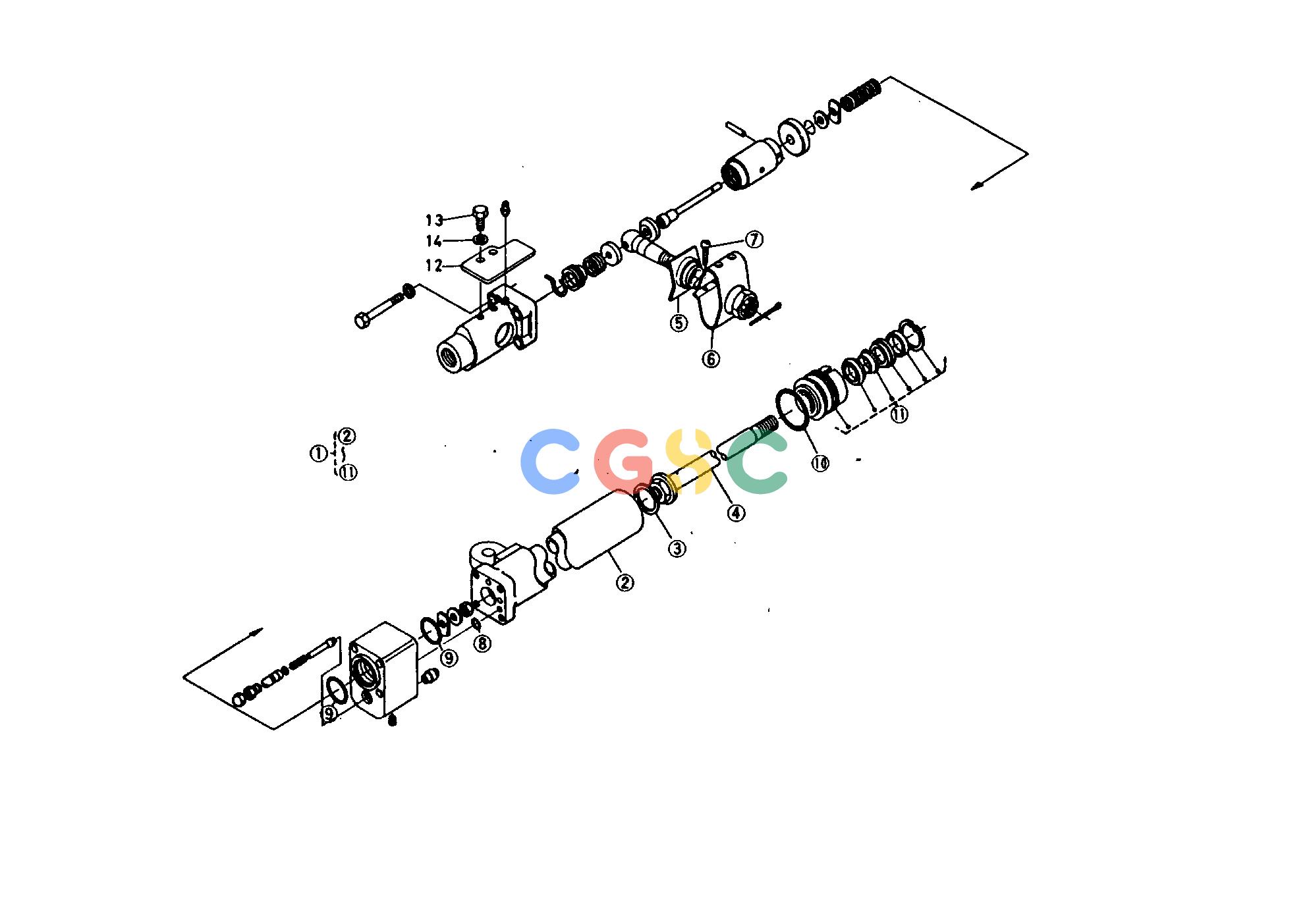 久保田零件查询800000 BOOSTER [SECTION PARTS] HYDRAULIC SYSTEMEPC Kubota online