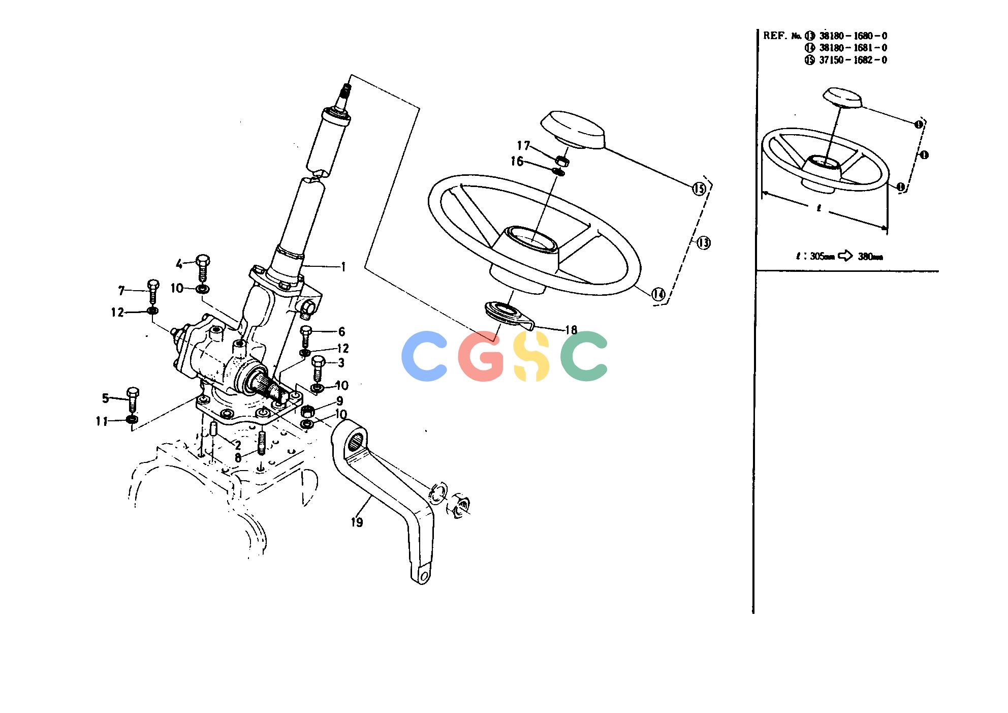 久保田零件查询270200 STEERING (INTEGRAL TYPE POWER STEERING) STEERINGEPC Kubota online