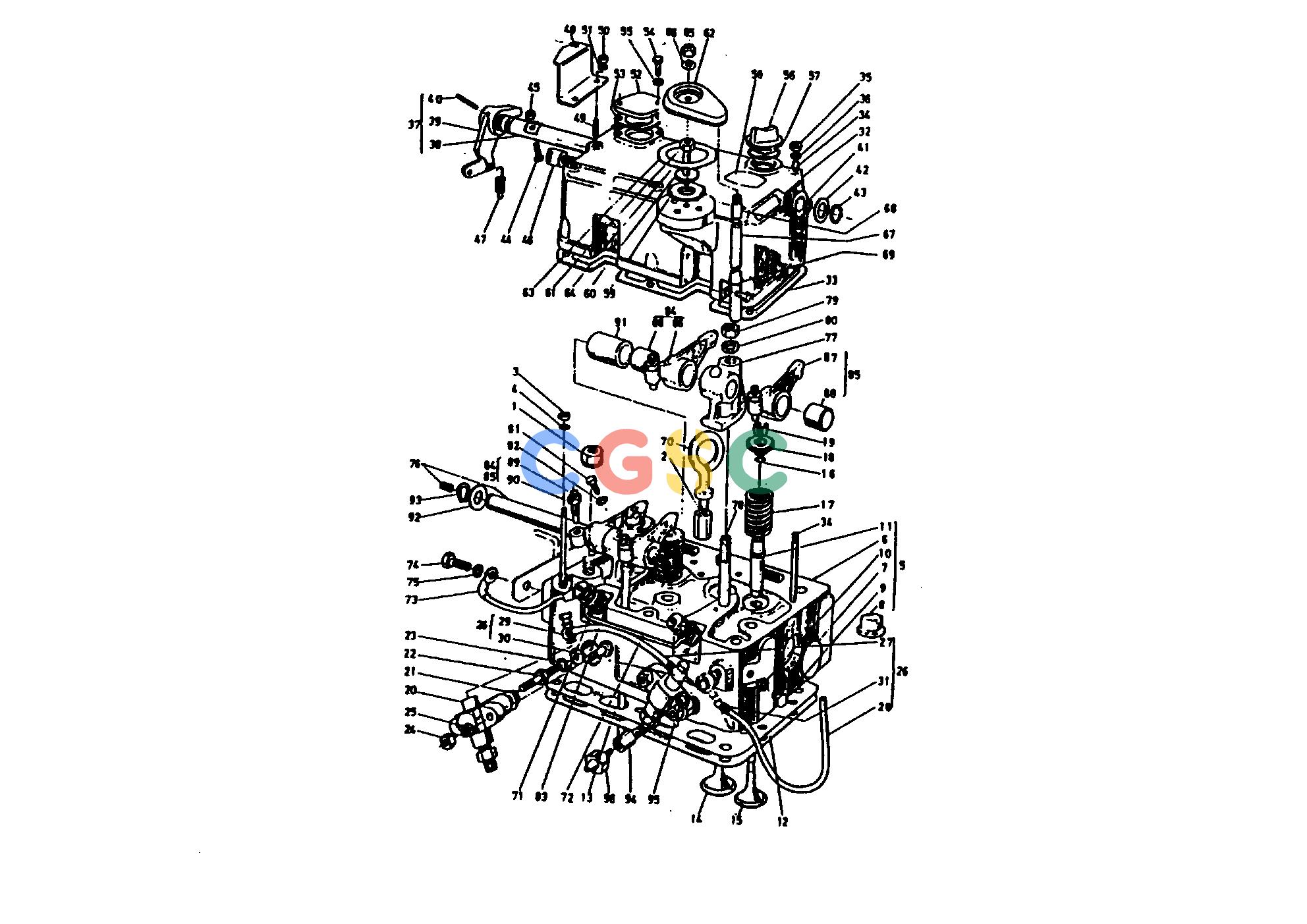 久保田零件查询010000 CYLINDER HEAD AND HEAD COVER ENGINEEPC Kubota online