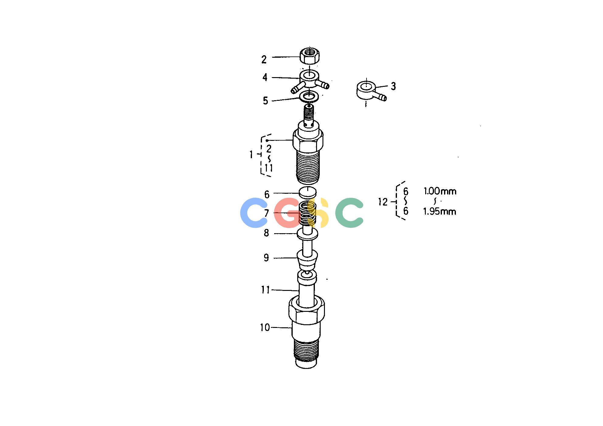 久保田零件查询T01000 NOZZLE HOLDER [COMPONENT PARTS] ENGINEEPC Kubota online