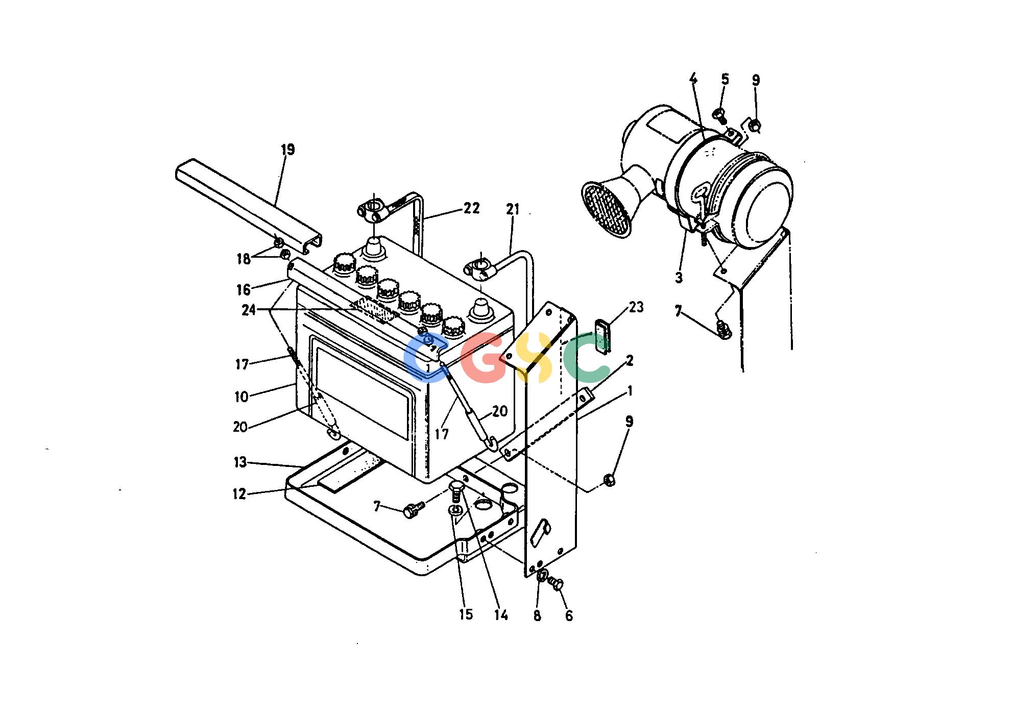 久保田零件查询T03000 BATTERY ELECTRICAL SYSTEMEPC Kubota online