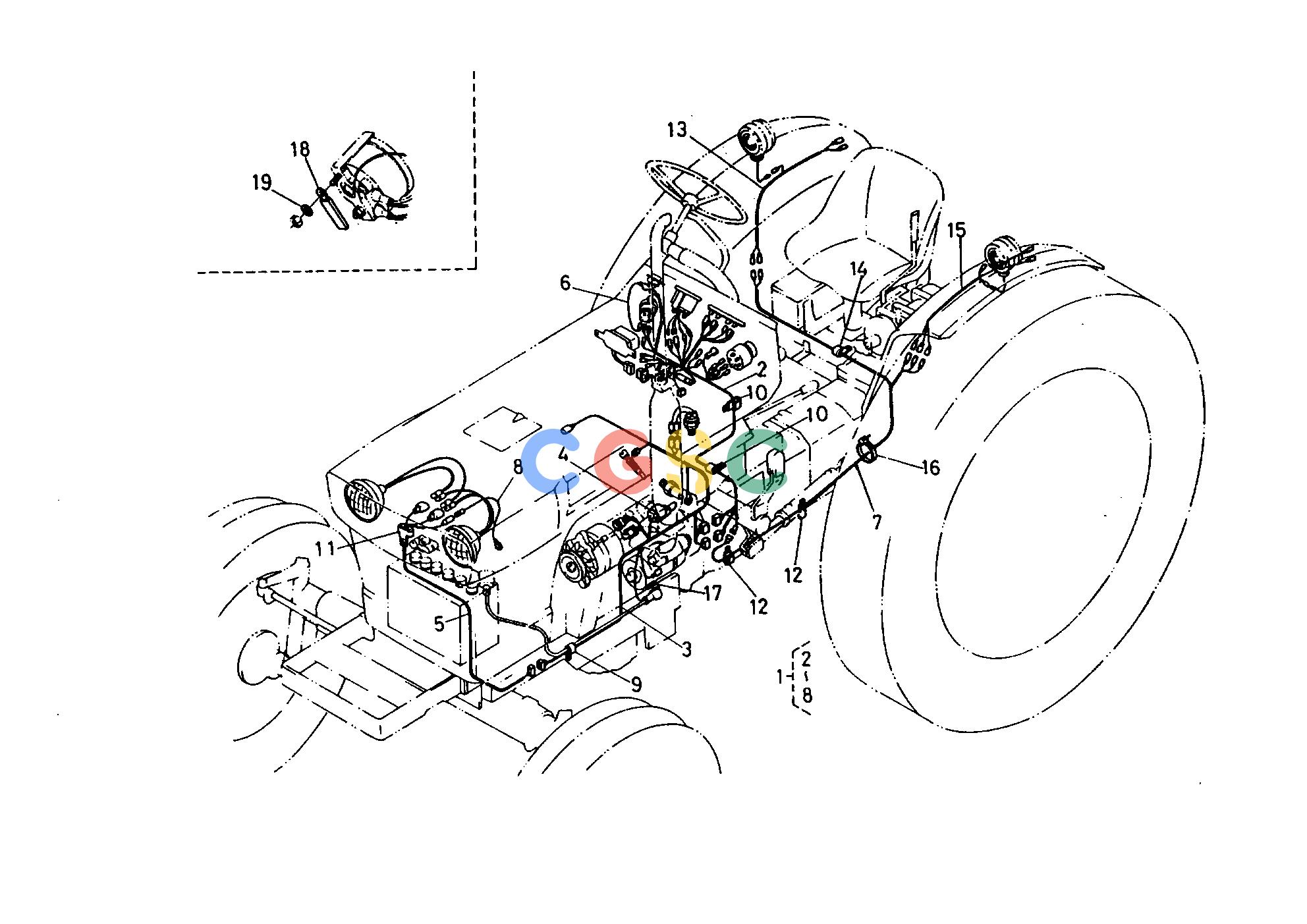 久保田零件查询T03402 ELECTRICAL WIRING [NEW TYPE] ## S.No.;>=12632 ELECTRICAL SYSTEMEPC Kubota online