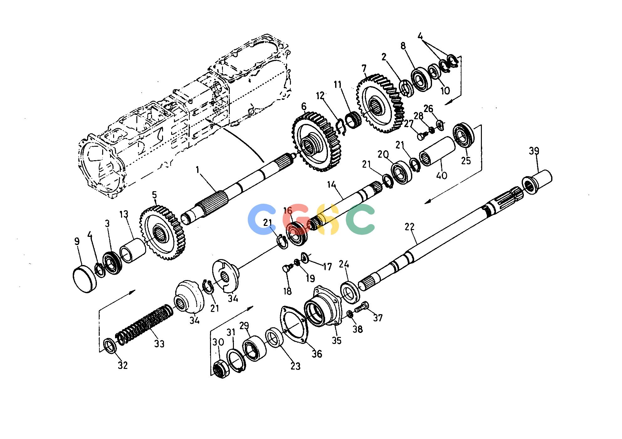 久保田零件查询T04102 PTO COUNTER SHAFT [NEW TYPE] ## S.No.;>=12632 TRANSMISSIONEPC Kubota online