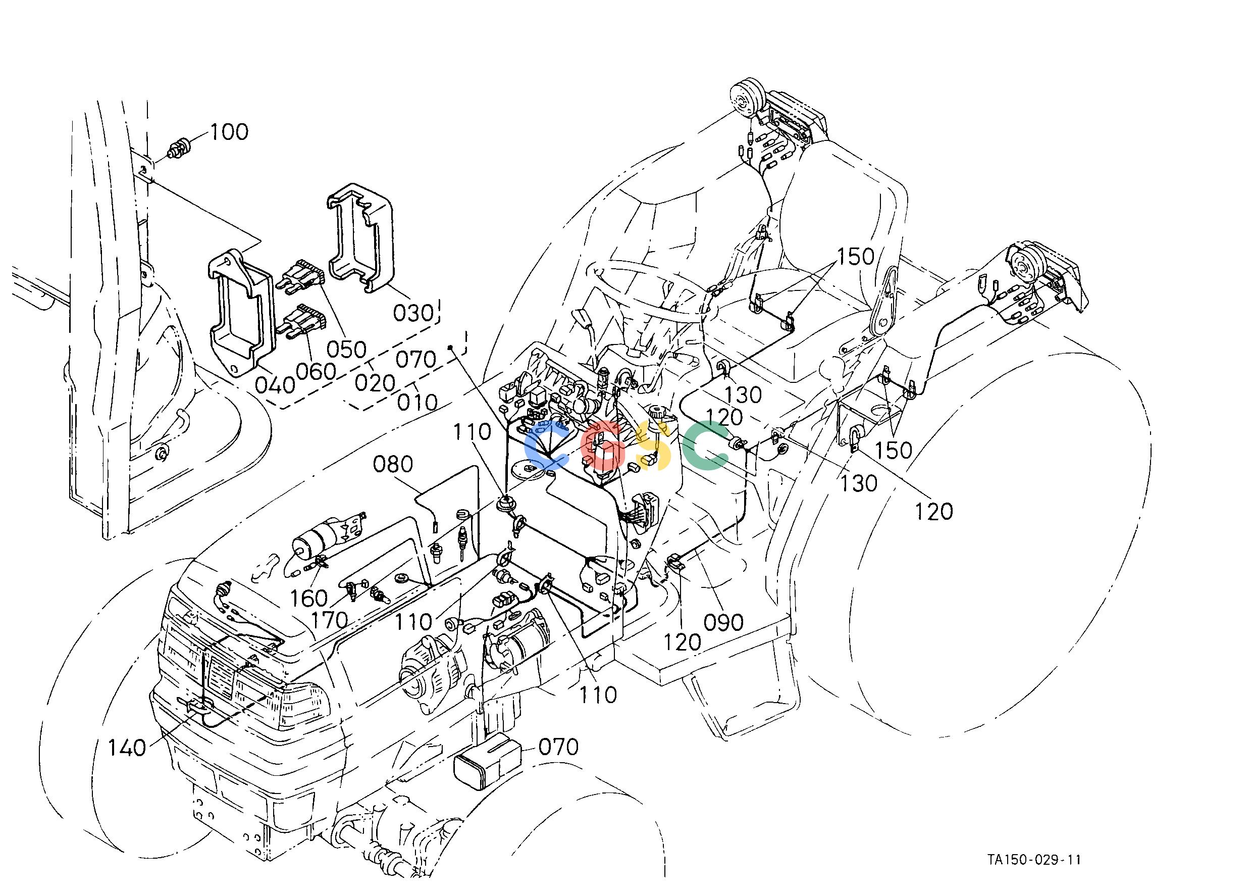 久保田零件查询B50101 ELECTRICAL WIRING [GST TYPE] ELECTRICAL SYSTEMEPC Kubota online
