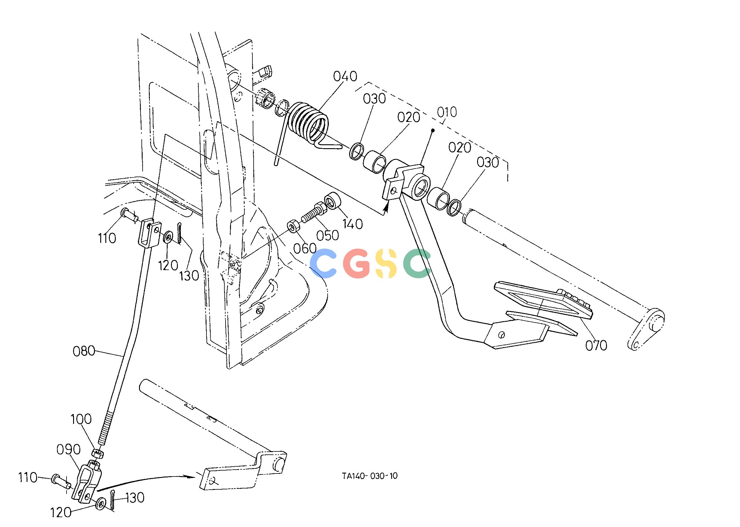 久保田零件查询C30101 CLUTCH PEDAL [GST TYPE] CLUTCH/TRANSMISSION/REAR AXLEEPC Kubota online
