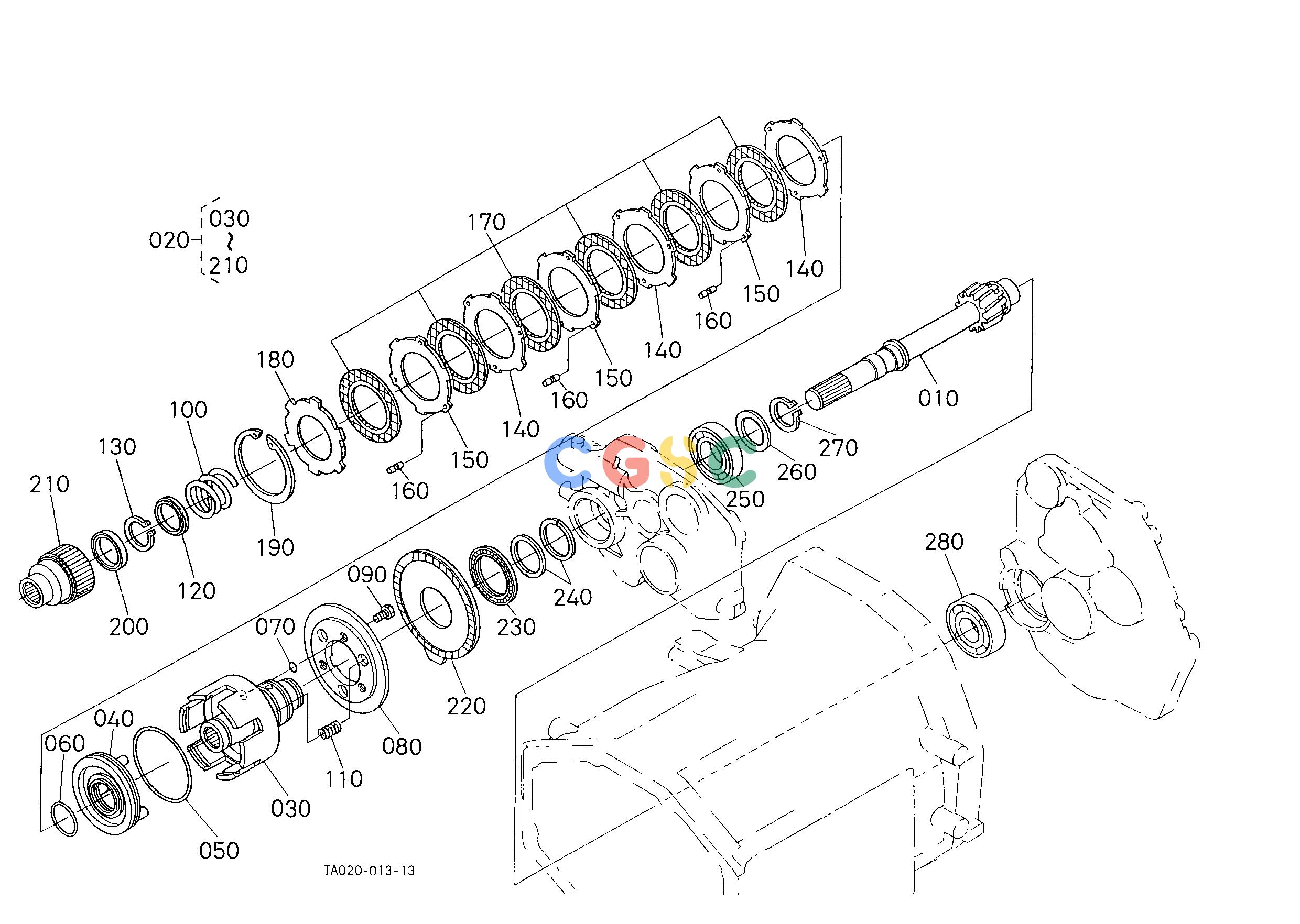 久保田零件查询D13201 PTO CLUTCH [GST TYPE] CLUTCH/TRANSMISSION/REAR AXLEEPC Kubota online