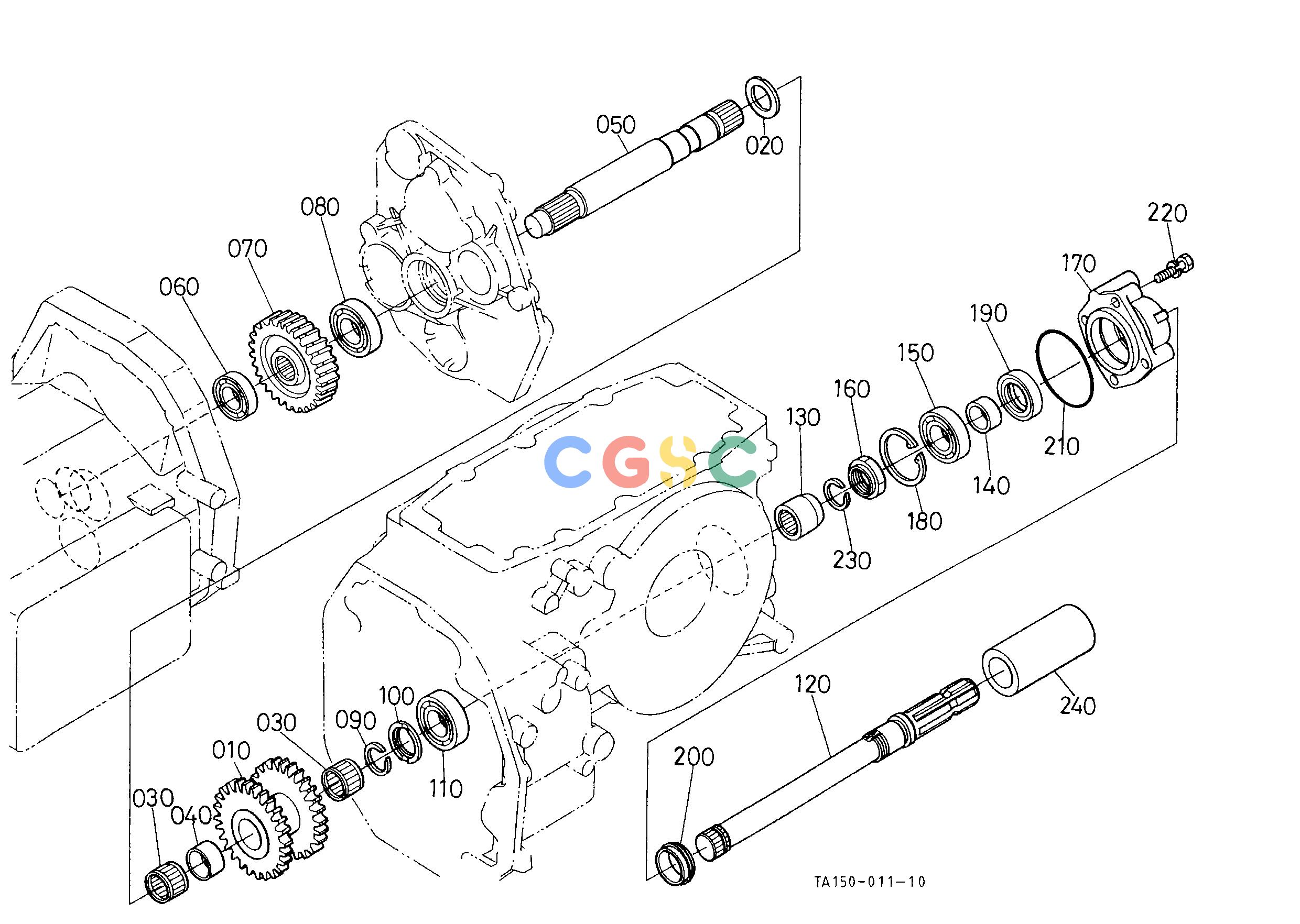 久保田零件查询D13501 PTO SHAFT [GST TYPE] CLUTCH/TRANSMISSION/REAR AXLEEPC Kubota online