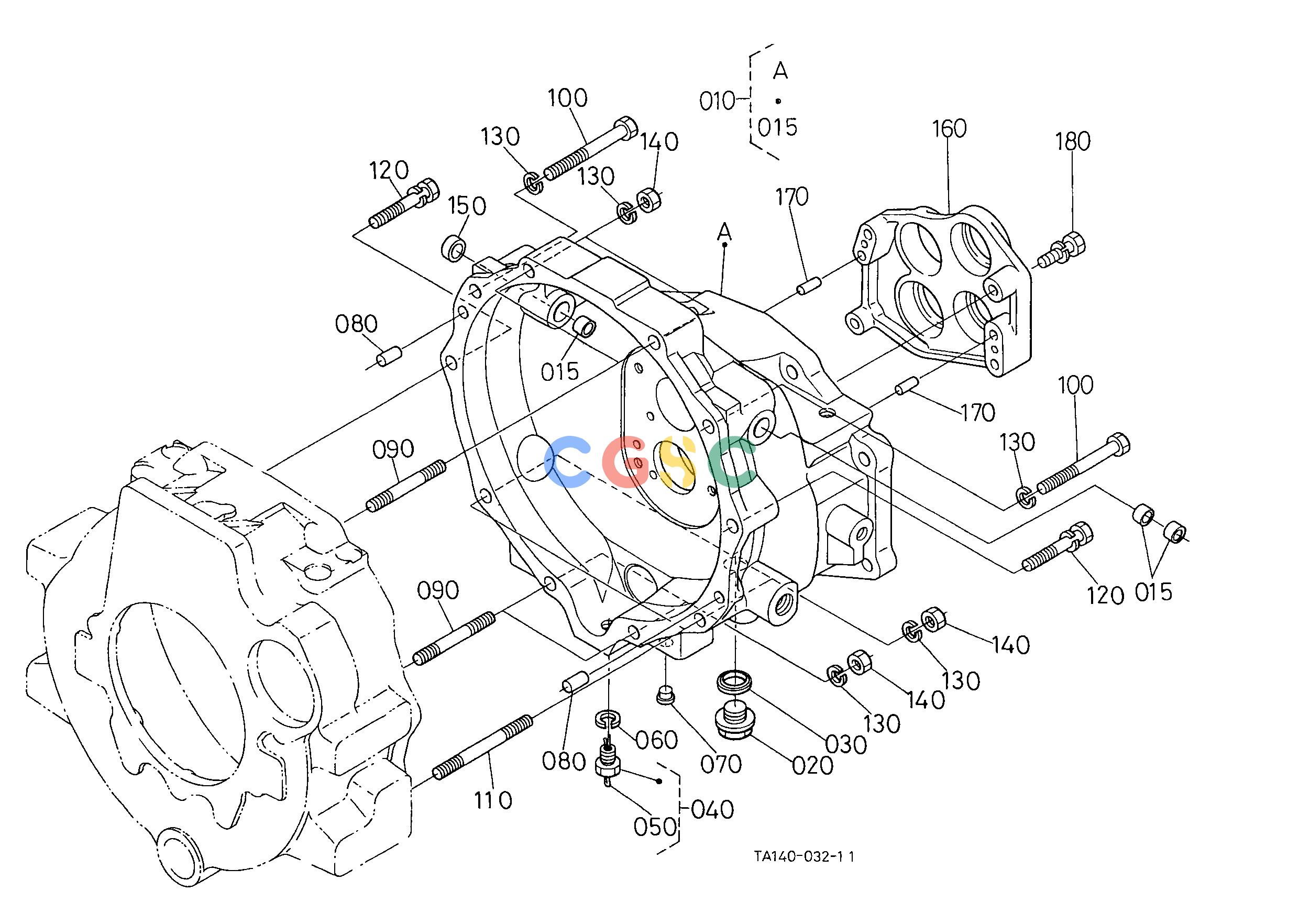 久保田零件查询C40102 CLUTCH HOUSING [HST TYPE] CLUTCH/TRANSMISSION/REAR AXLEEPC Kubota online