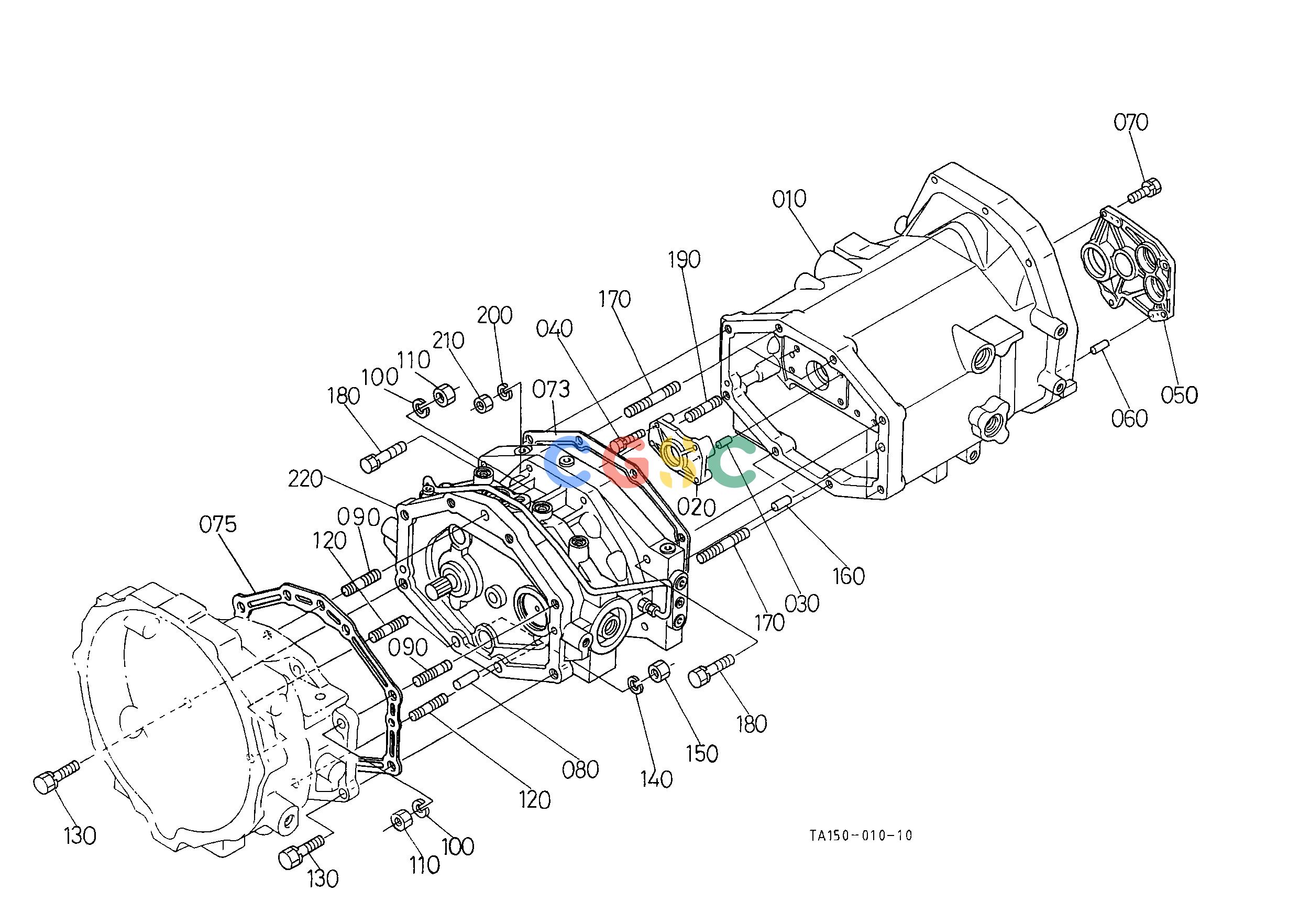 久保田零件查询C41002 MID CASE [HST TYPE] CLUTCH/TRANSMISSION/REAR AXLEEPC Kubota online