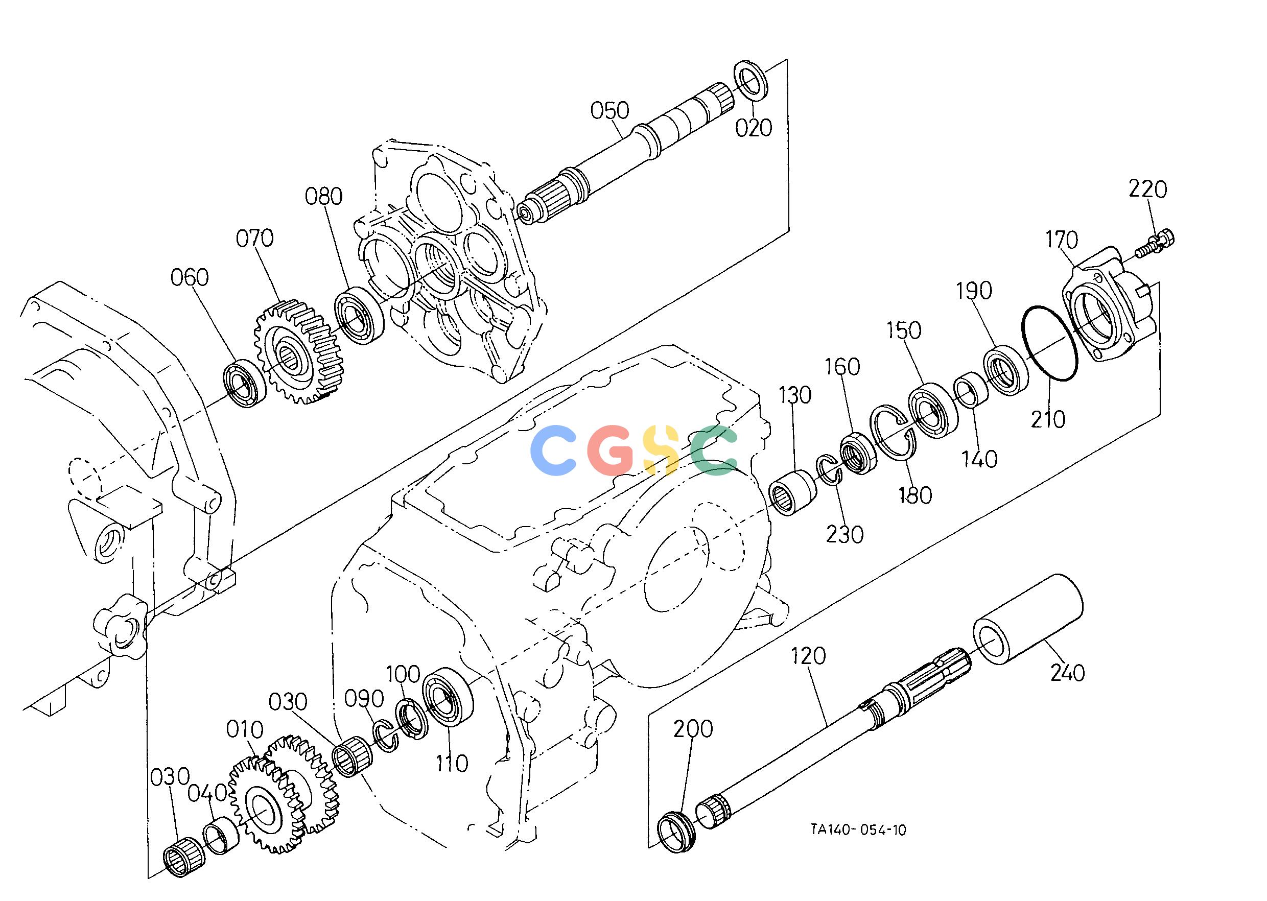 久保田零件查询D13502 PTO SHAFT [HST TYPE] CLUTCH/TRANSMISSION/REAR AXLEEPC Kubota online