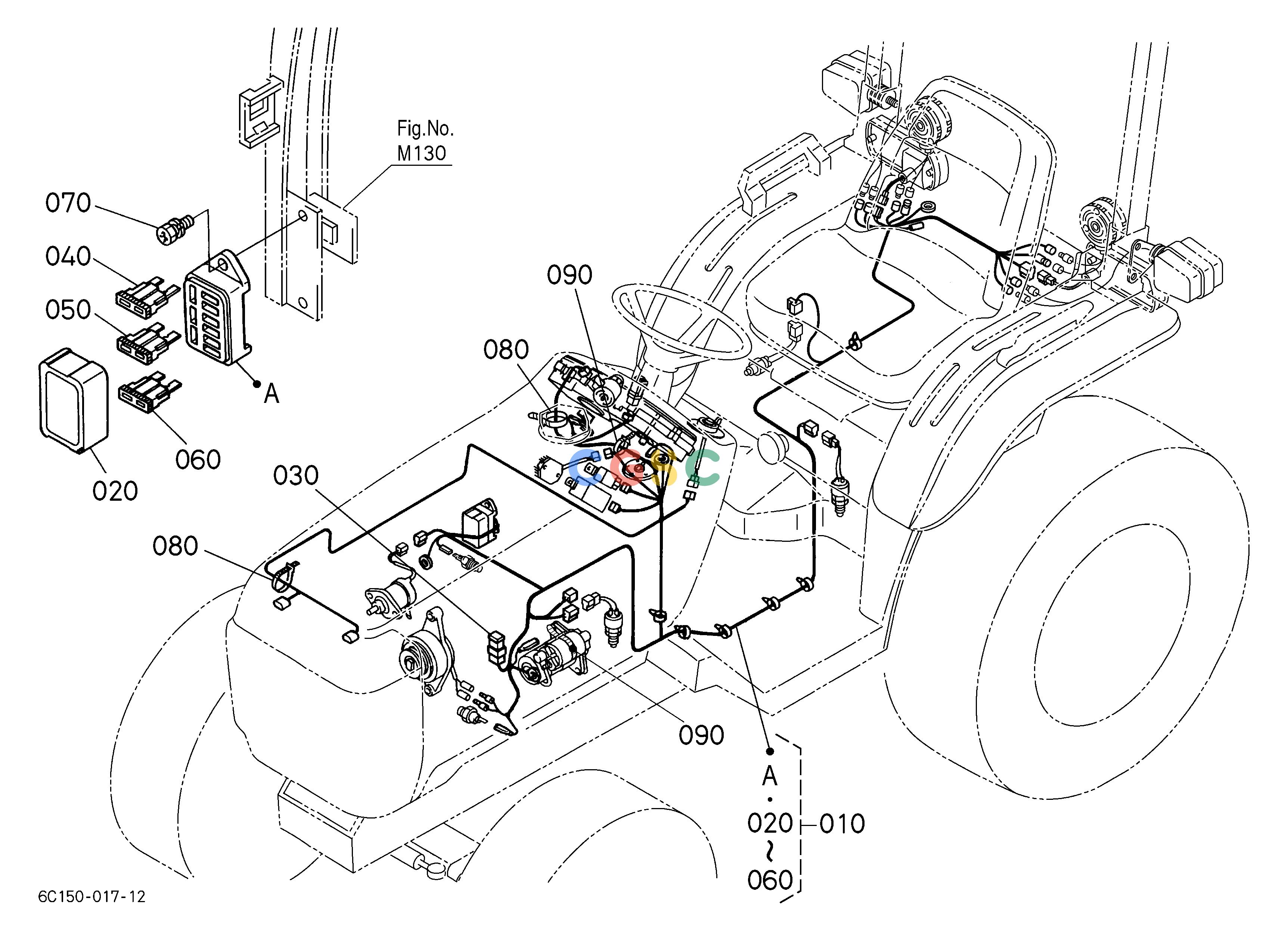 久保田零件查询B50101 ELECTRICAL WIRING ## S.No.<=54461 ELECTRICAL SYSTEMEPC Kubota online