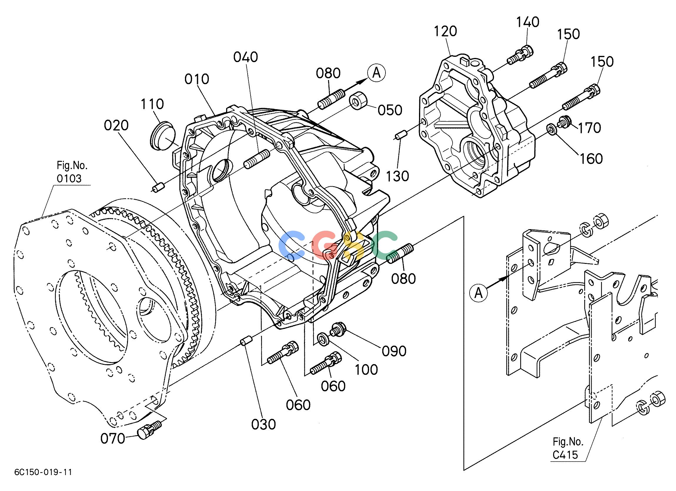 久保田零件查询C40101 CLUTCH HOUSING [4WD] CLUTCHEPC Kubota online