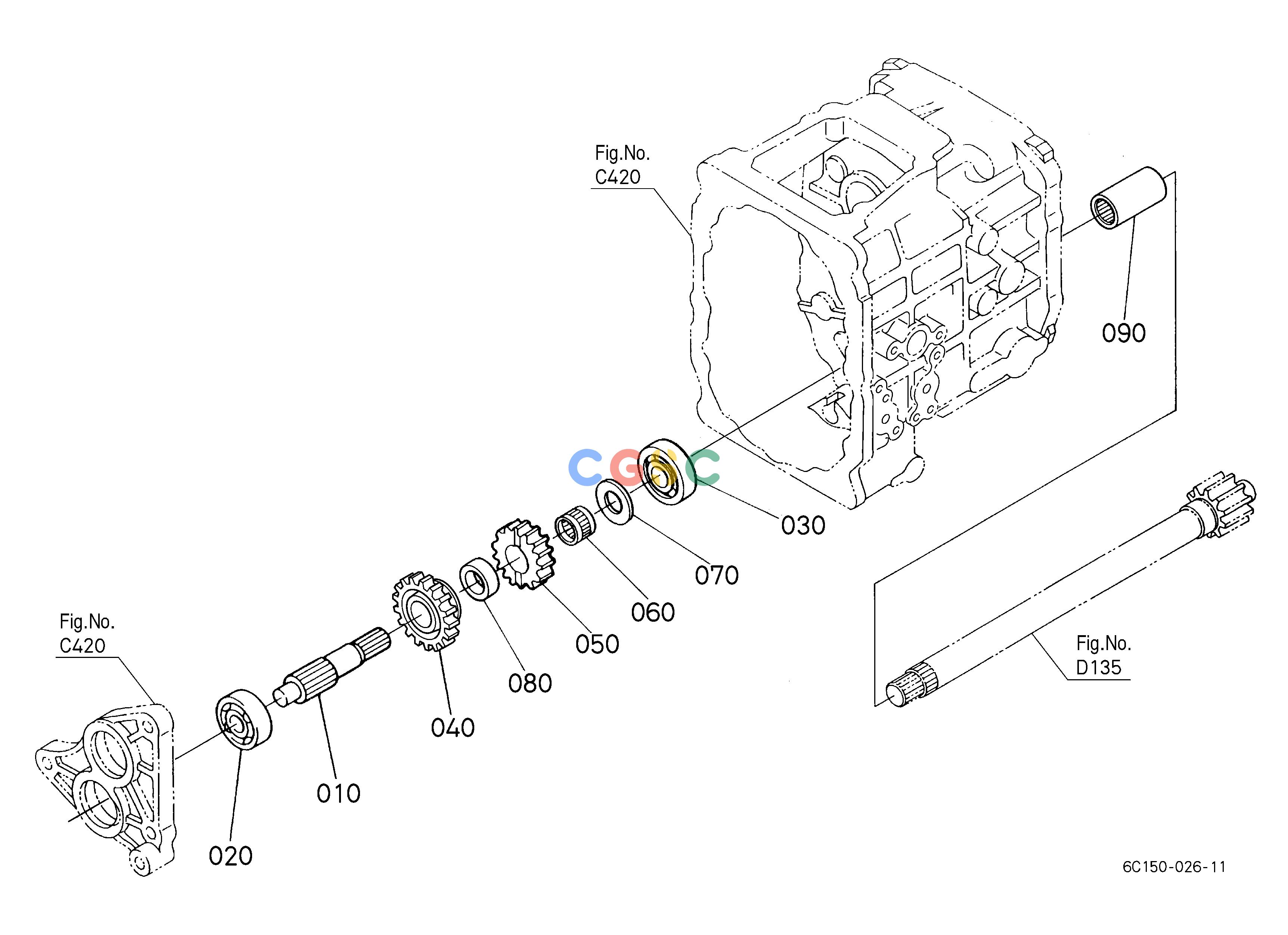 久保田零件查询D15200 3RD SHAFT ## NOTE:Exchange REF.No.010 new parts and REF.No.060 new parts simultaneously. TRANSMISSIONEPC Kubota online